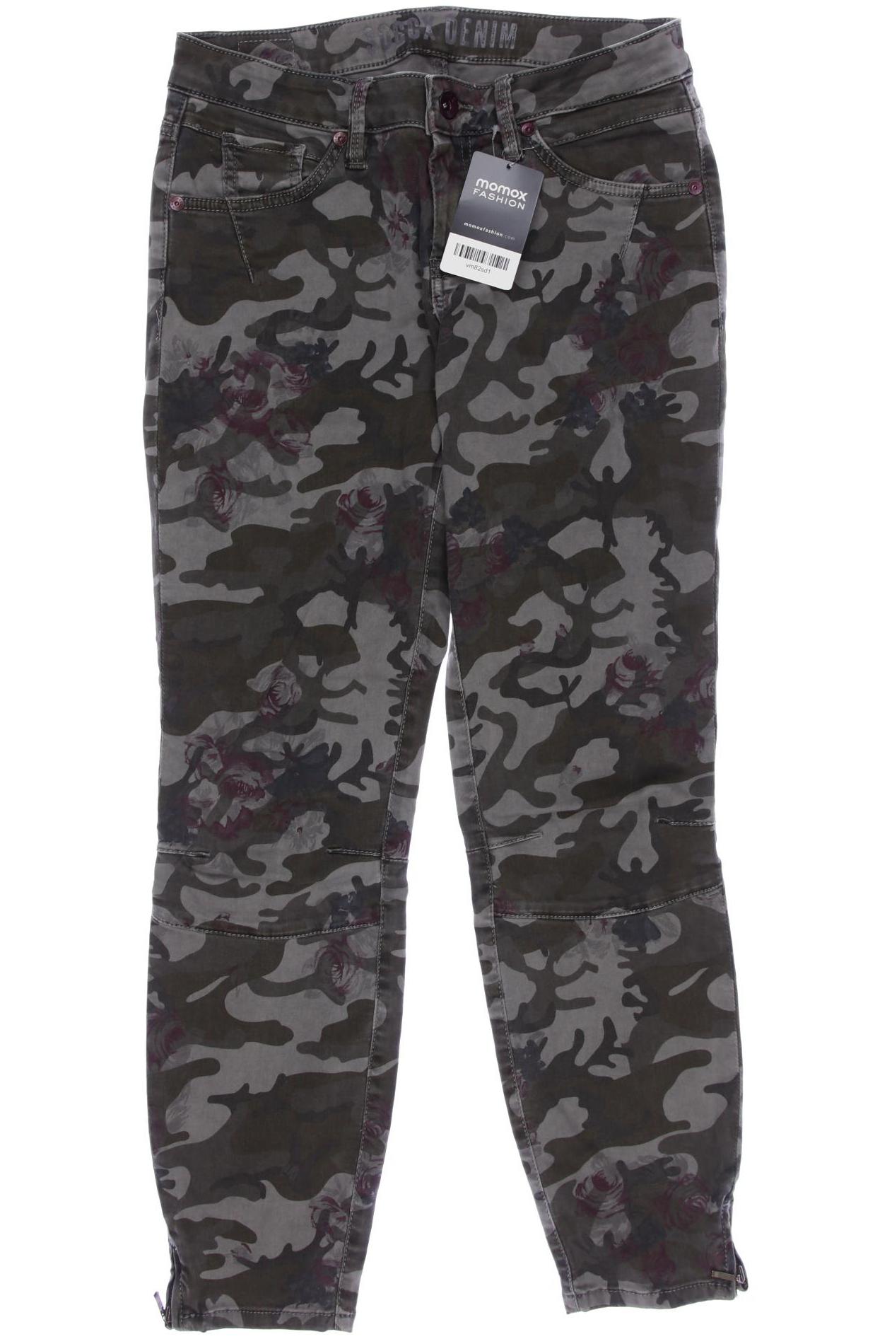 

Soccx Damen Jeans, grau, Gr. 28