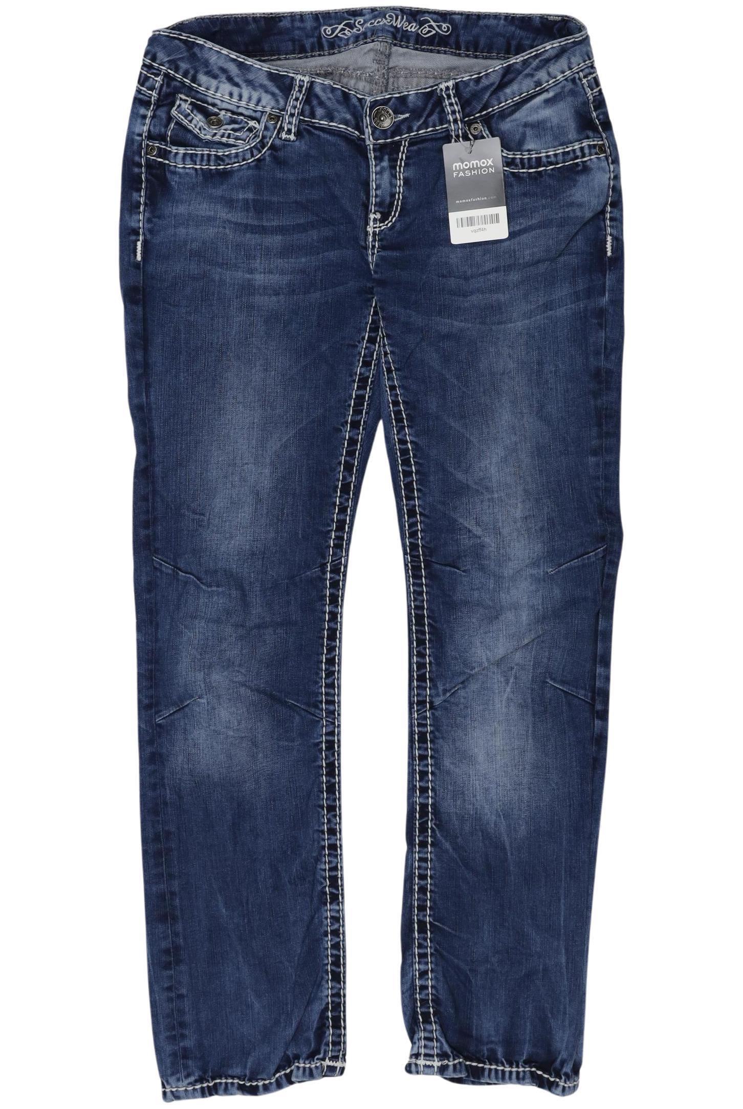 

Soccx Damen Jeans, blau, Gr. 30