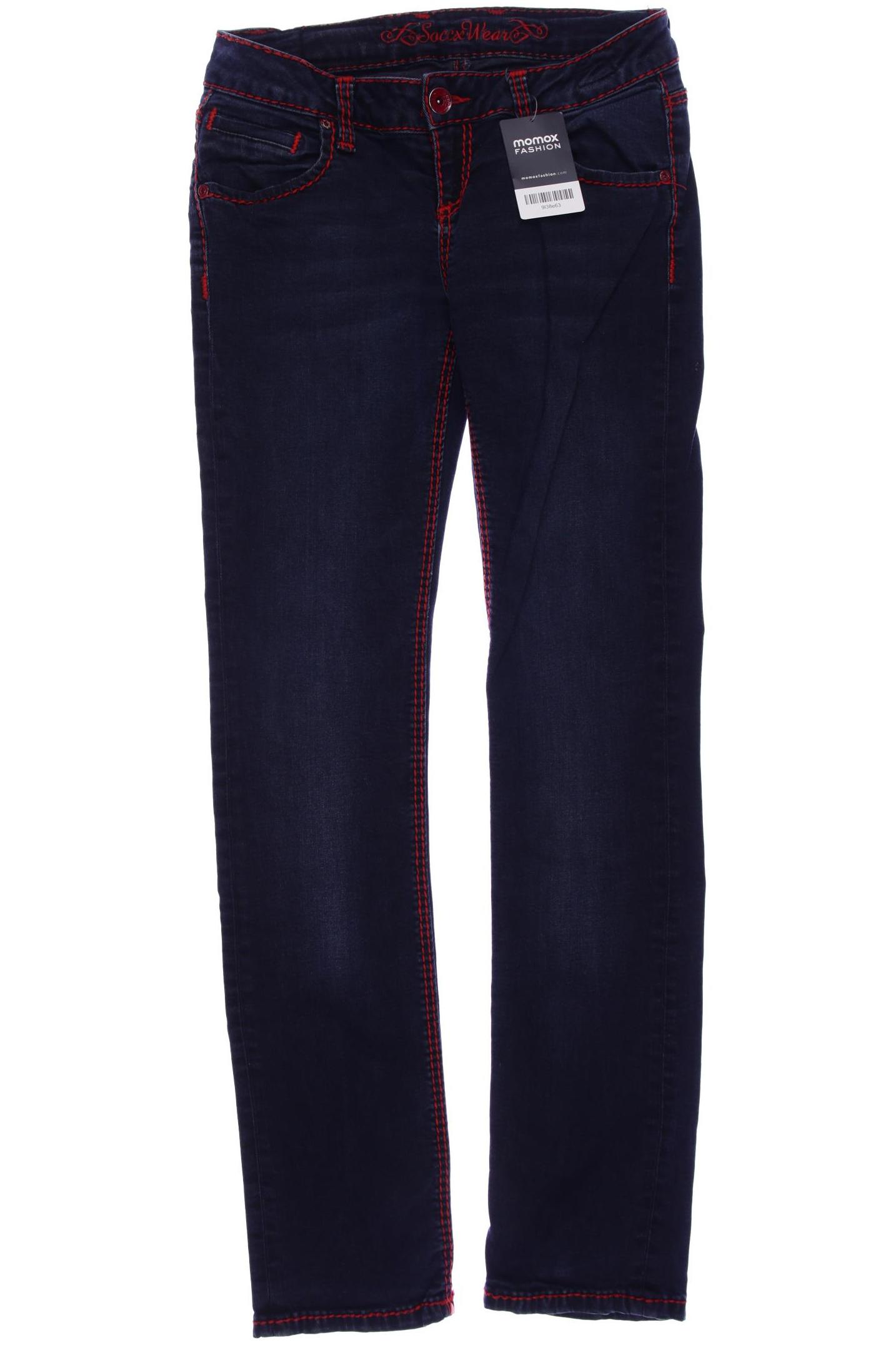 

Soccx Damen Jeans, marineblau, Gr. 27