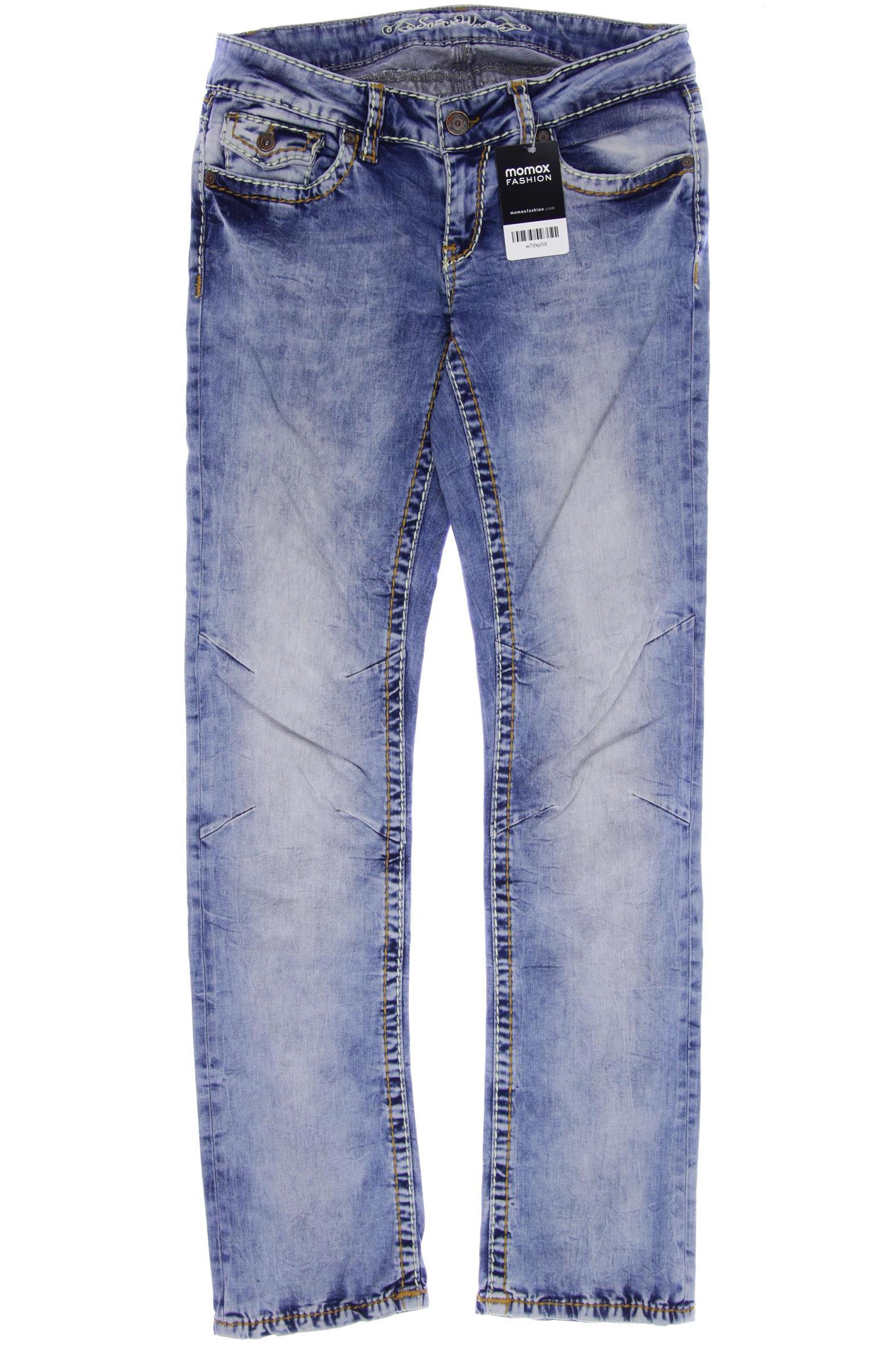 

SOCCX Damen Jeans, blau