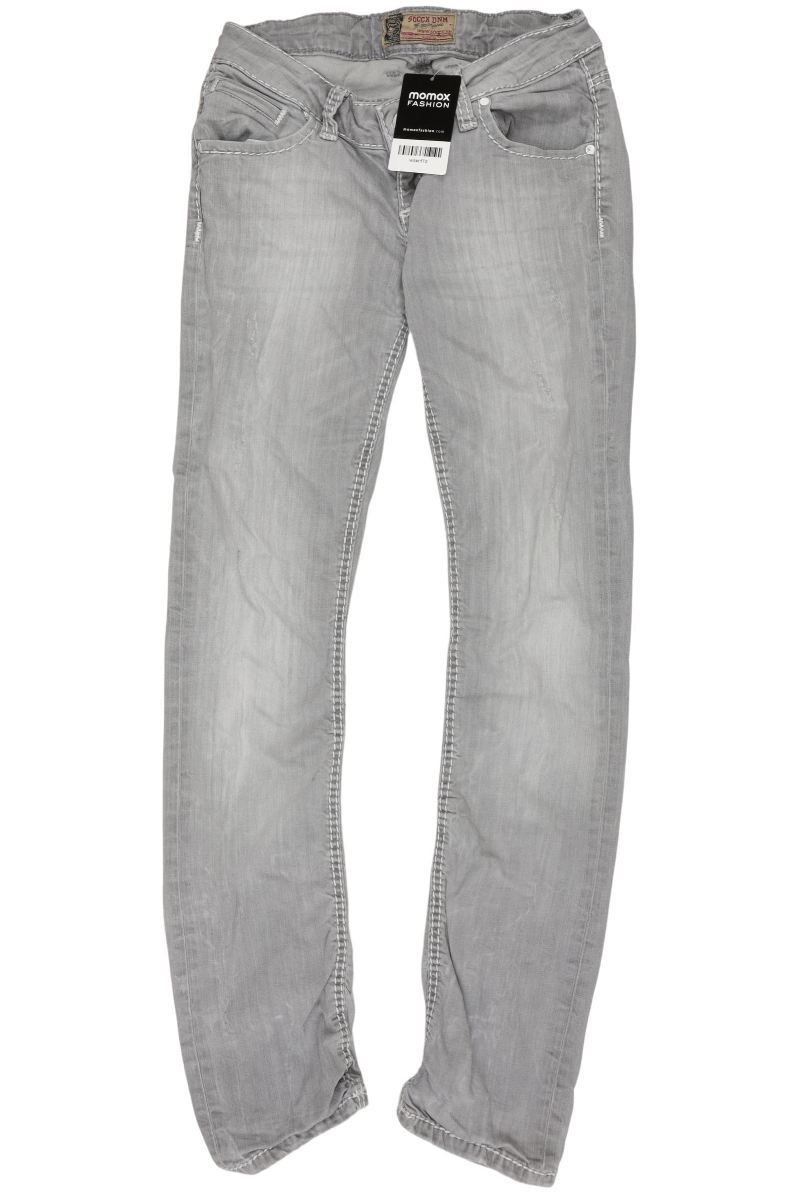 

Soccx Damen Jeans, grau, Gr. 27