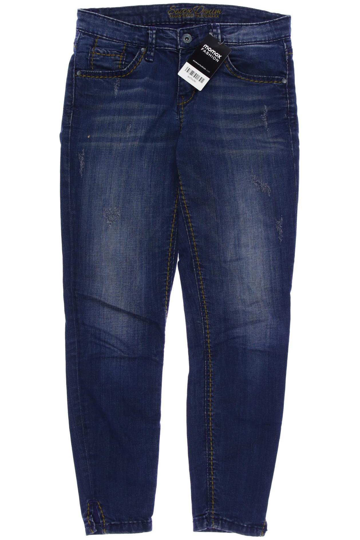 

Soccx Damen Jeans, blau, Gr. 28