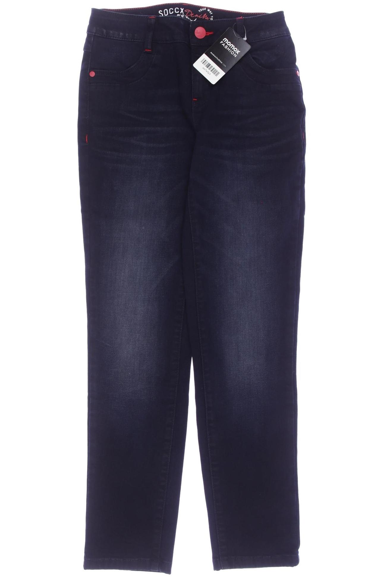 

Soccx Damen Jeans, marineblau, Gr. 27