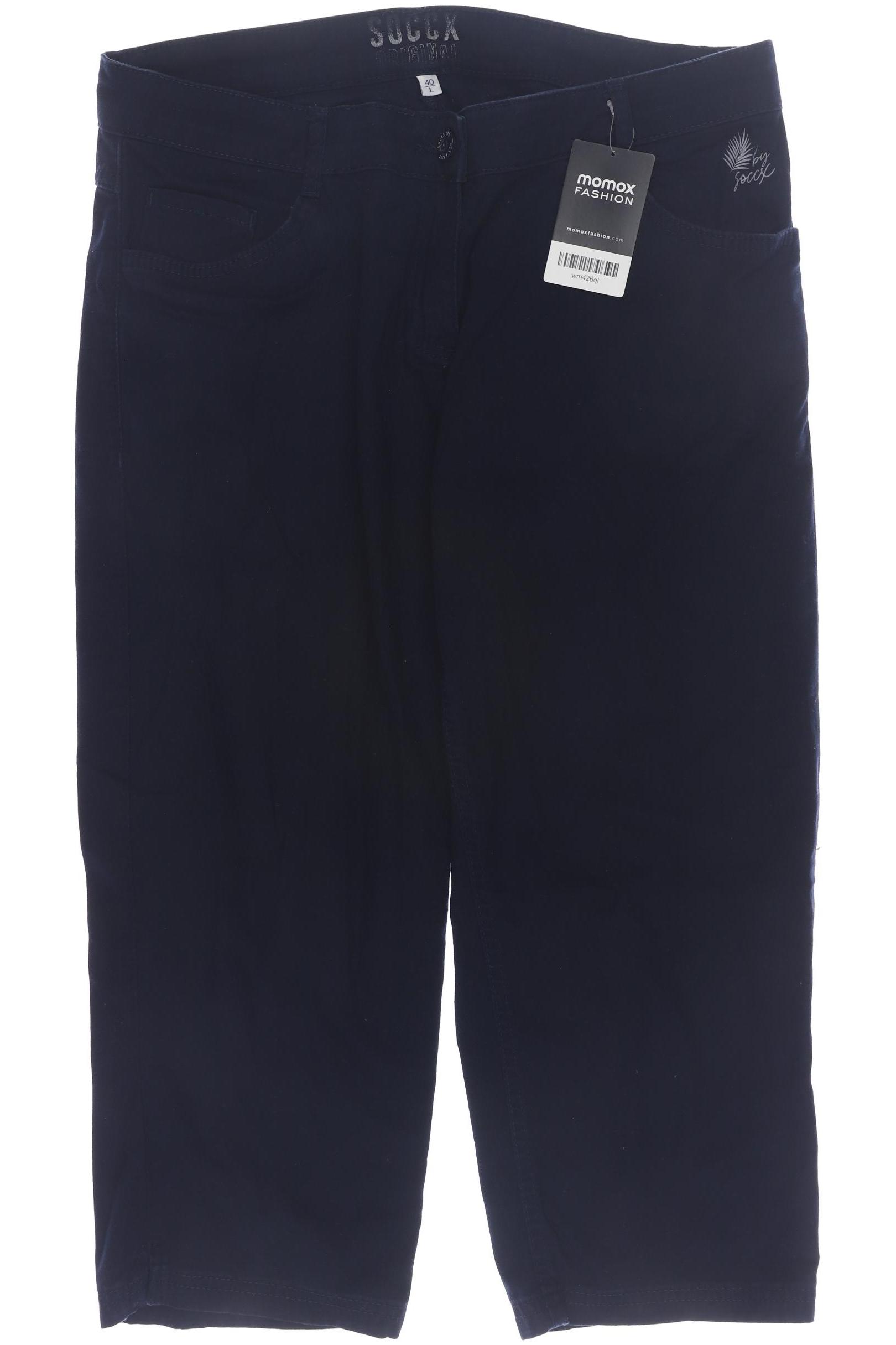 

SOCCX Damen Jeans, marineblau