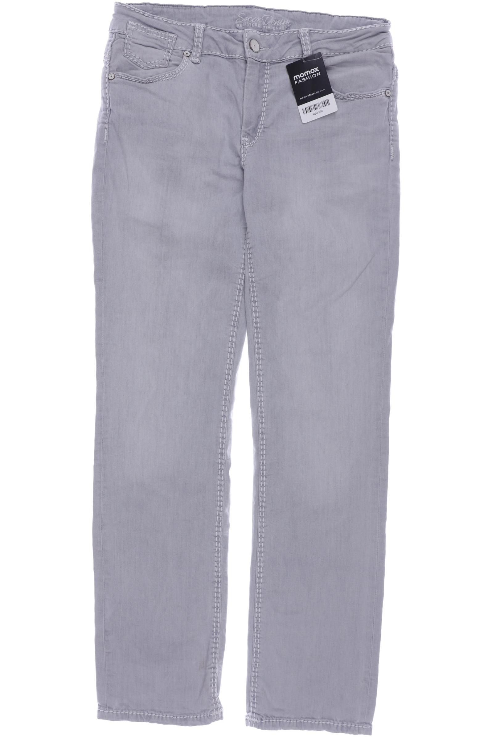 

SOCCX Damen Jeans, grau