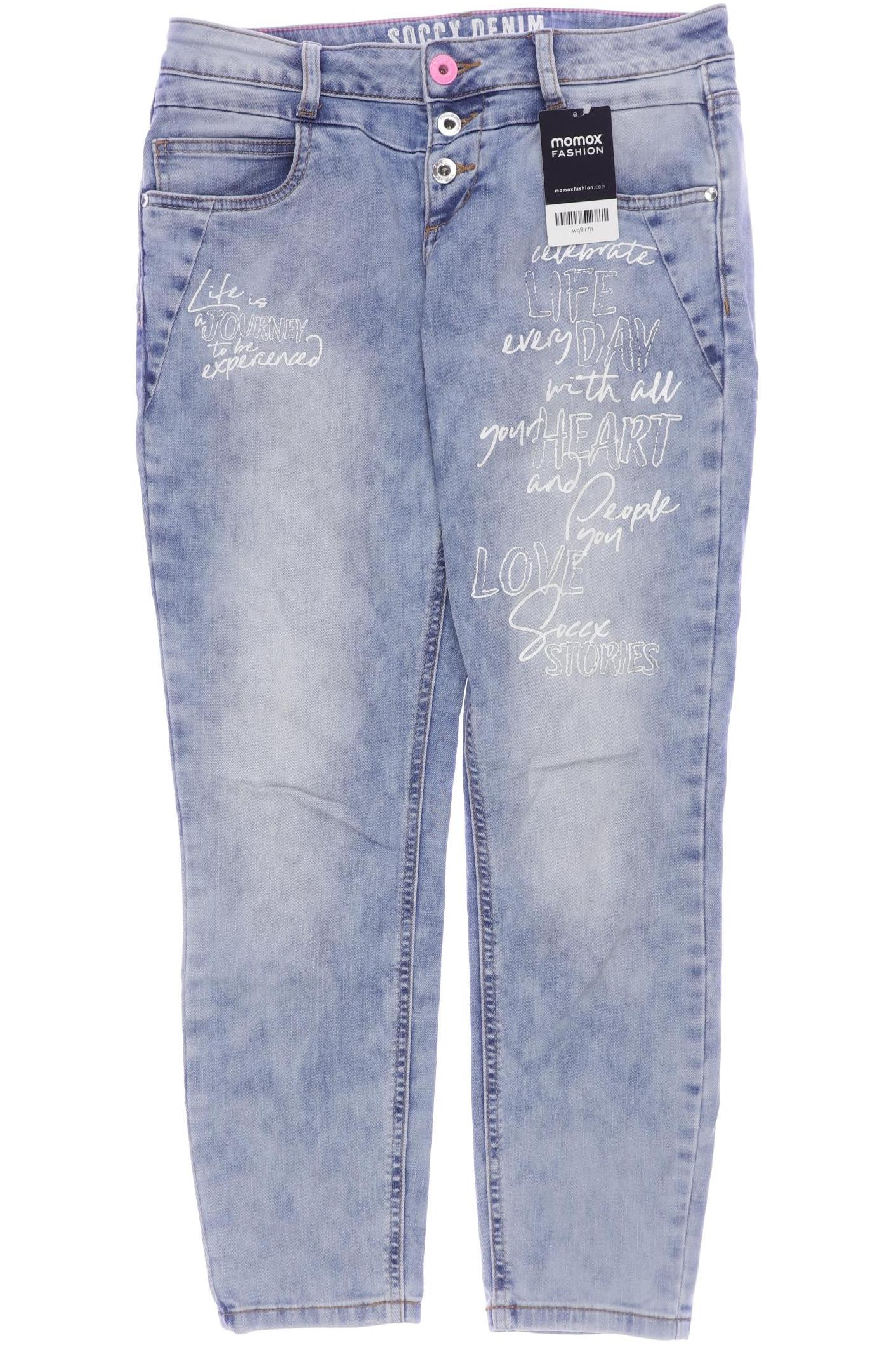 

Soccx Damen Jeans, blau, Gr. 31