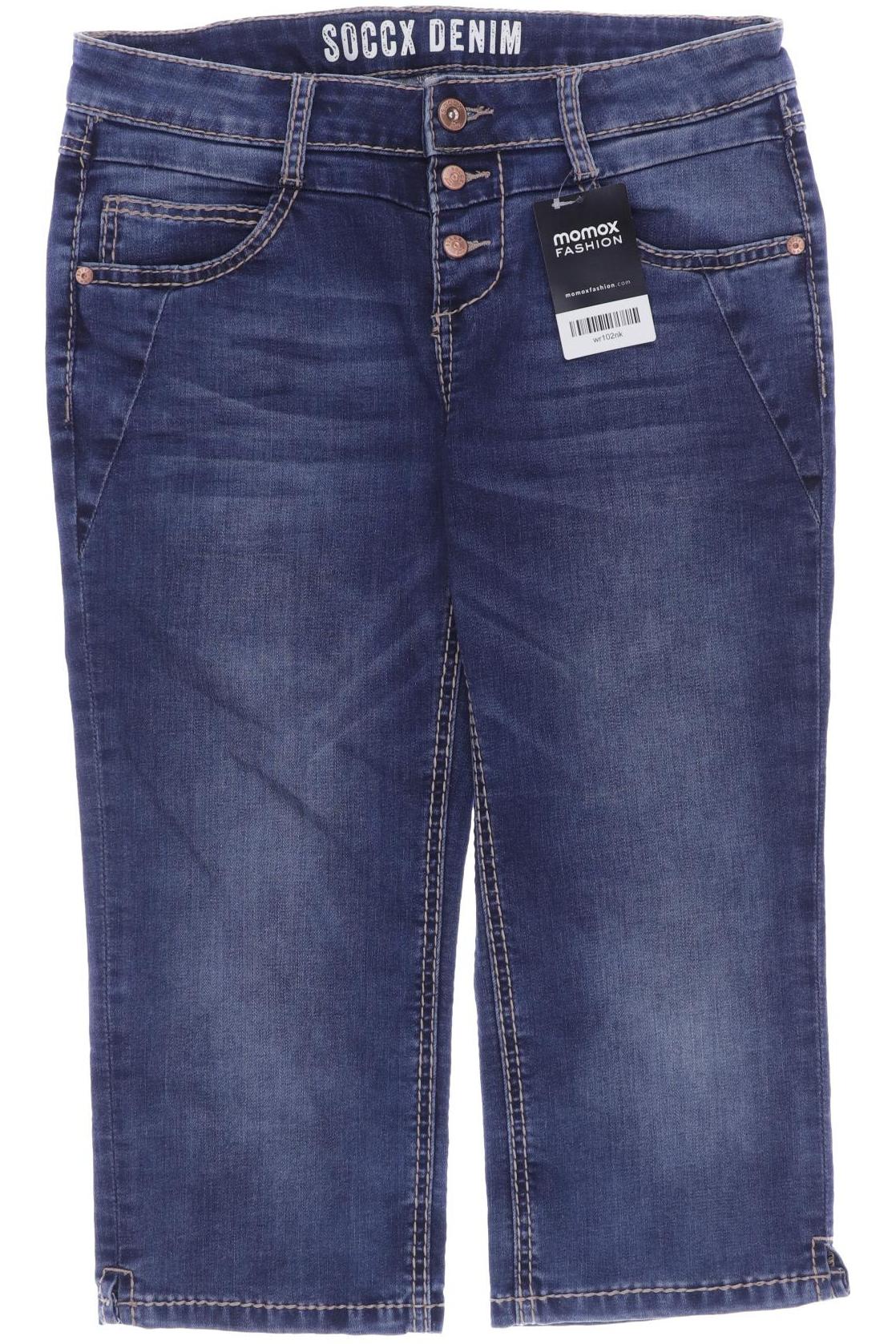 

SOCCX Damen Jeans, blau