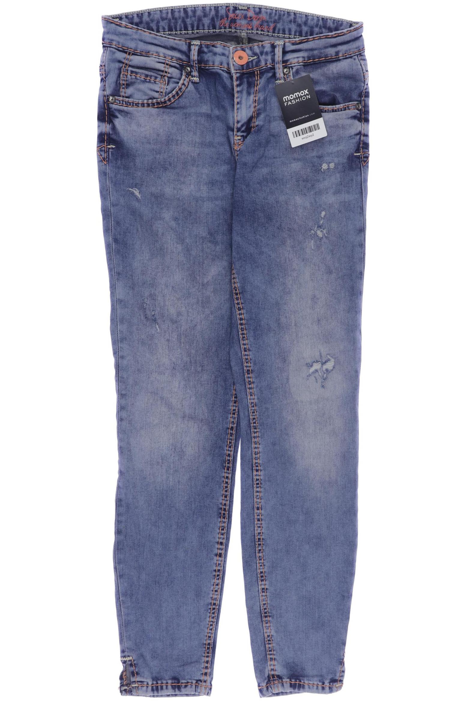 

Soccx Damen Jeans, blau, Gr. 28