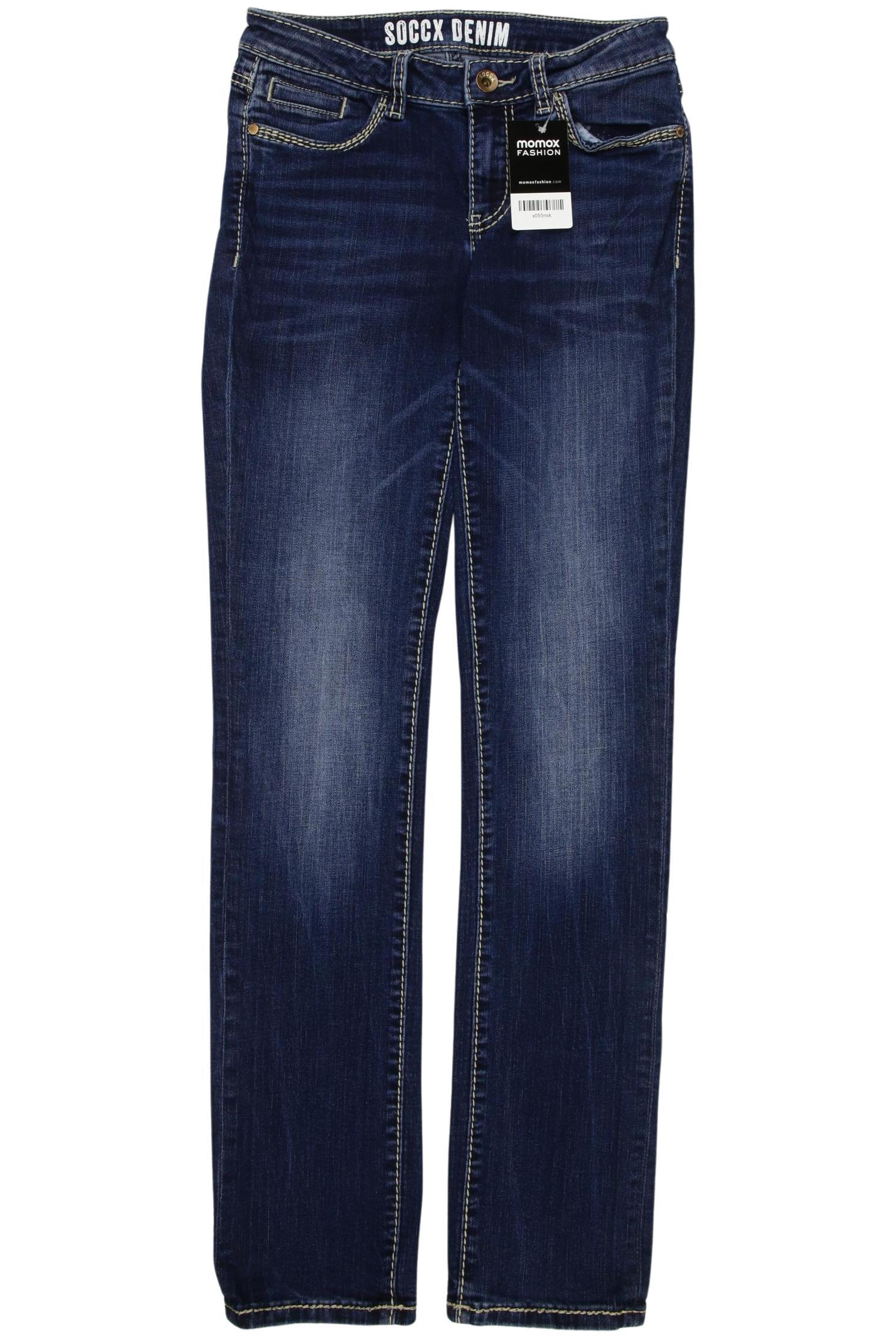 

Soccx Damen Jeans, marineblau, Gr. 27
