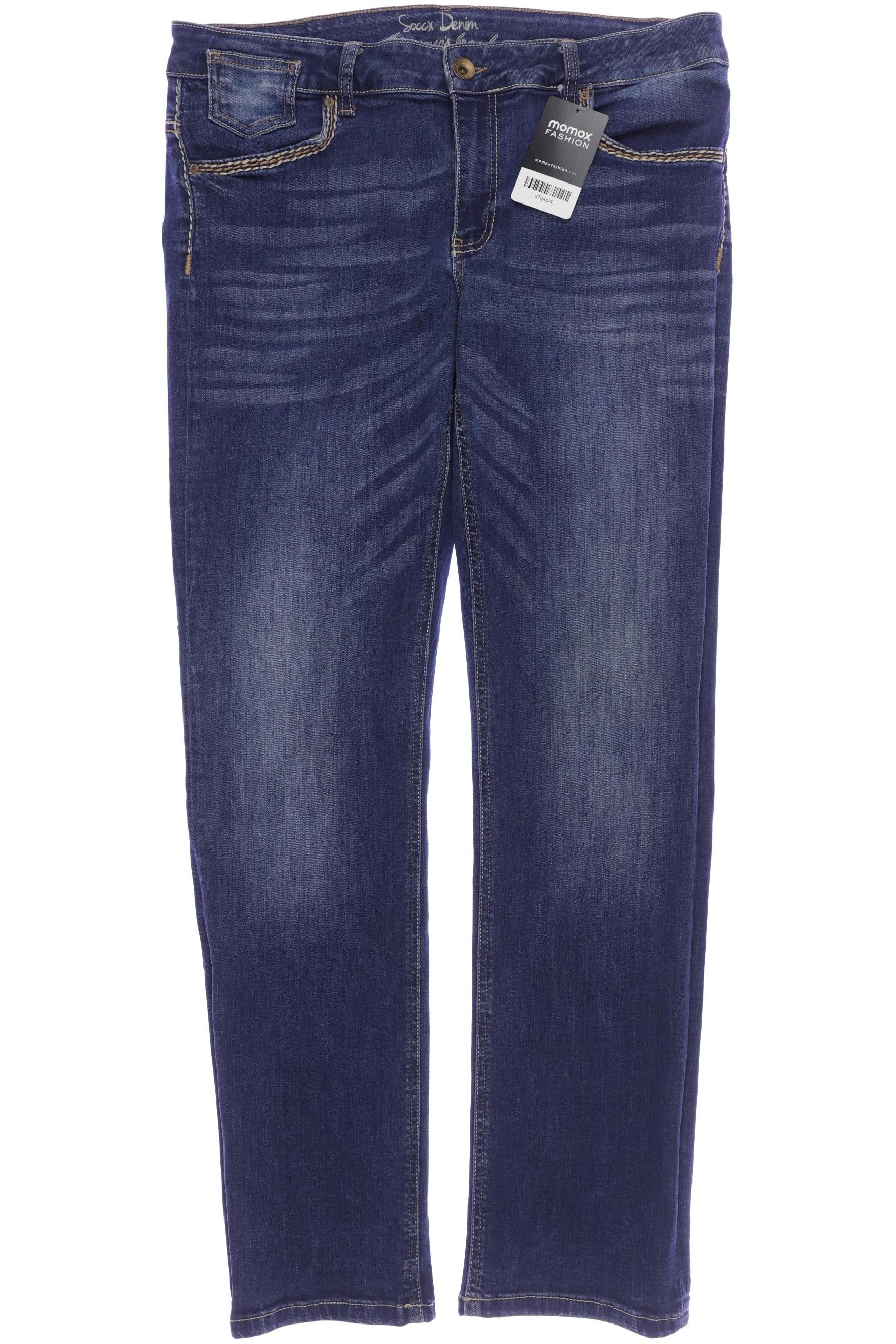 

Soccx Damen Jeans, blau, Gr. 33
