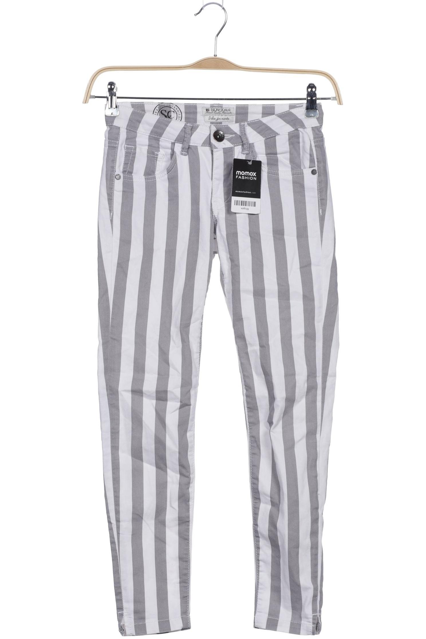 

SOCCX Damen Jeans, grau