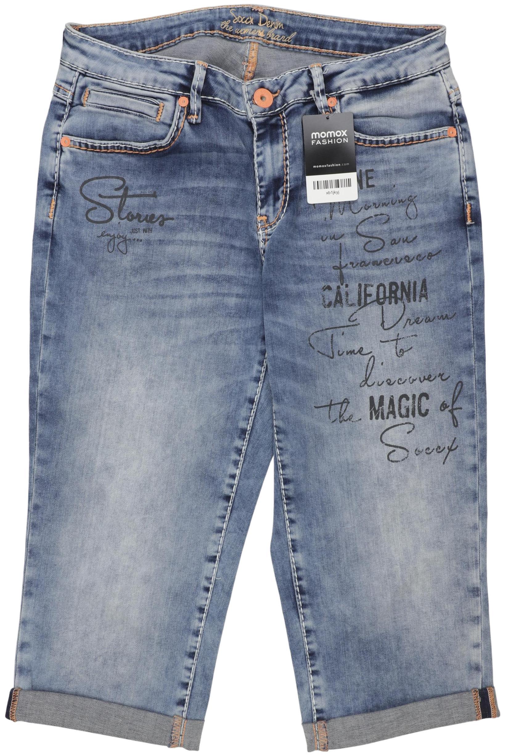 

Soccx Damen Jeans, blau, Gr. 30