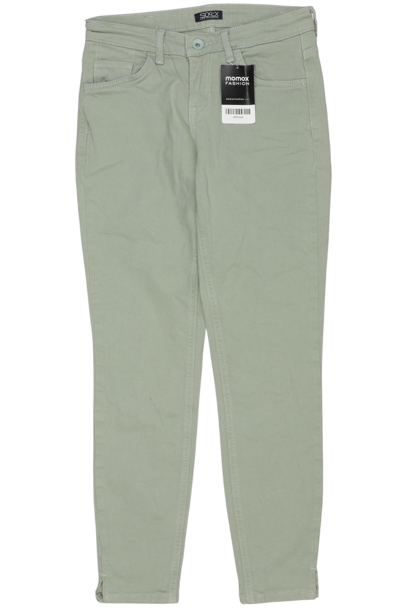 

Soccx Damen Jeans, hellgrün, Gr. 26