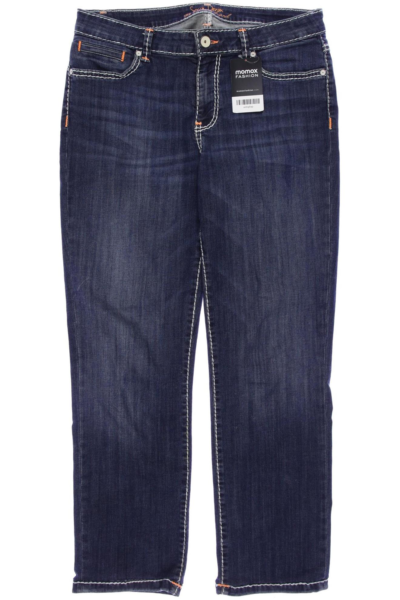 

SOCCX Damen Jeans, marineblau
