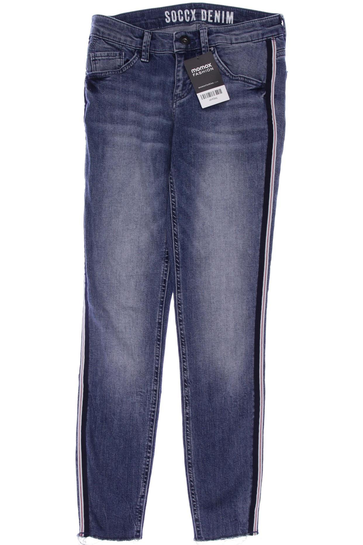 

SOCCX Damen Jeans, blau