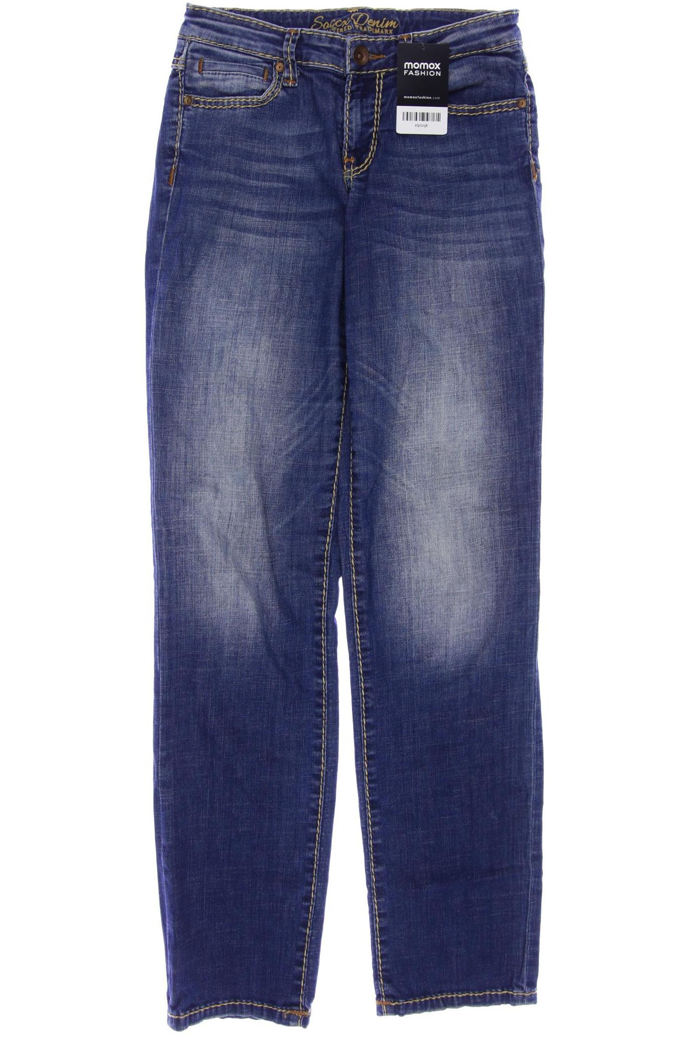 

Soccx Damen Jeans, blau, Gr. 27