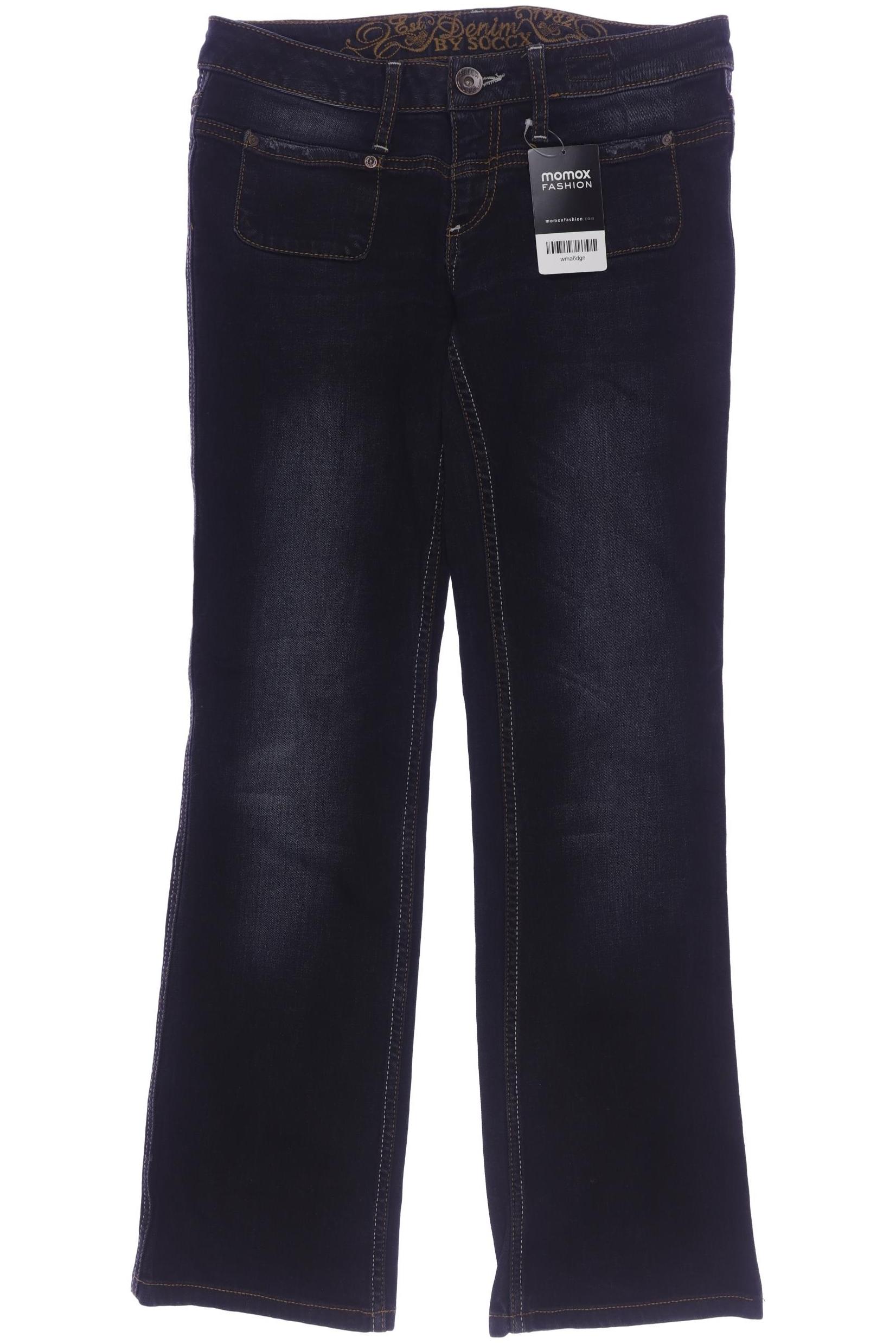 

Soccx Damen Jeans, marineblau, Gr. 27