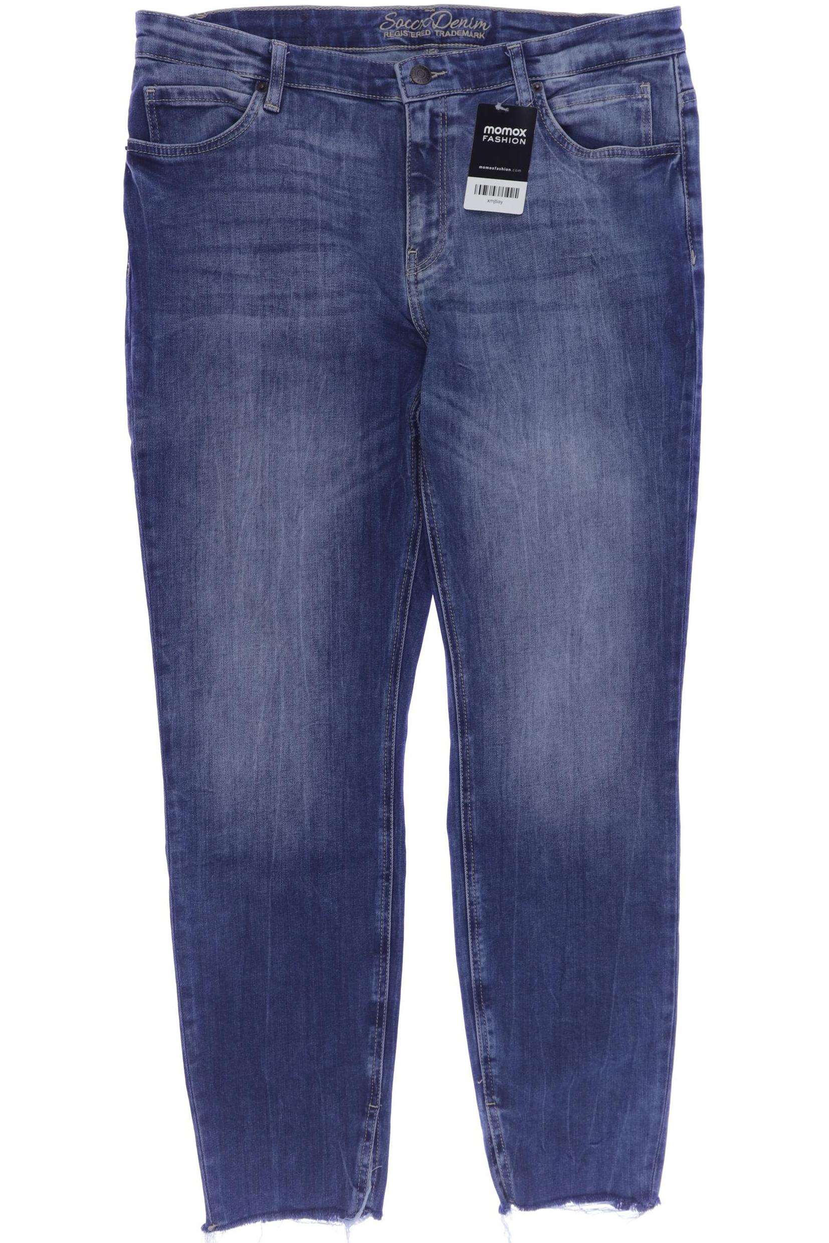 

Soccx Damen Jeans, blau, Gr. 34