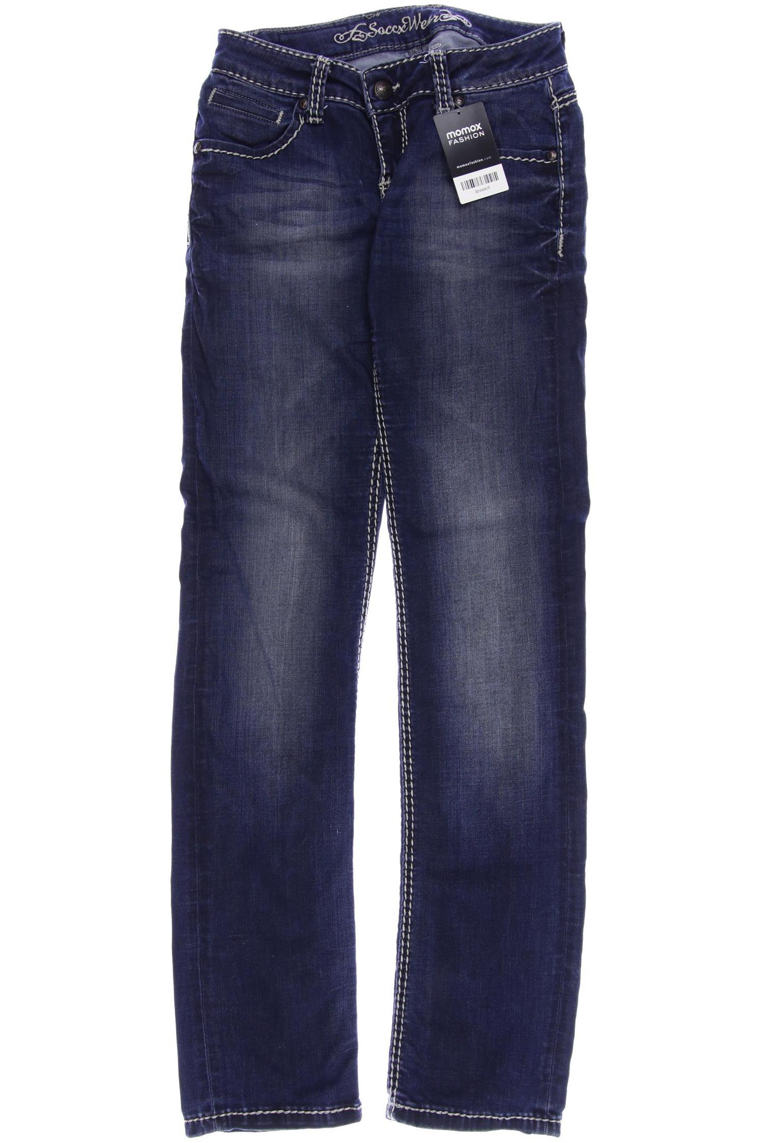 

Soccx Damen Jeans, marineblau, Gr. 28