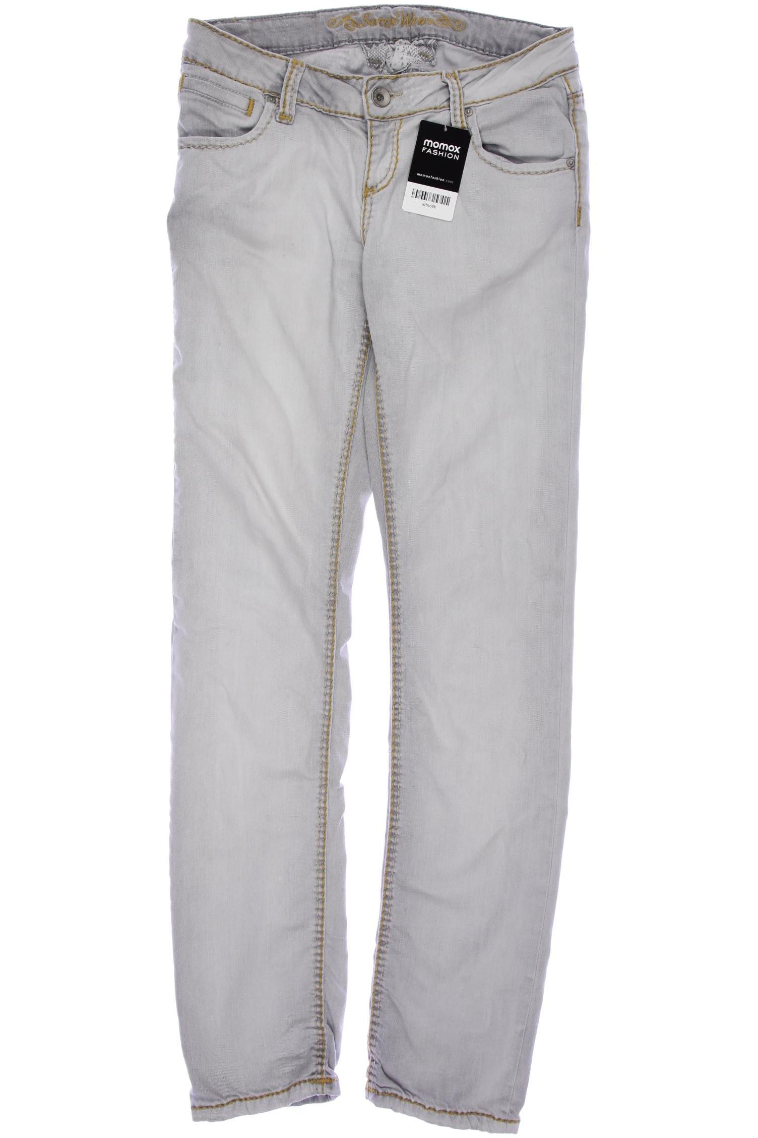 

Soccx Damen Jeans, grau, Gr. 29