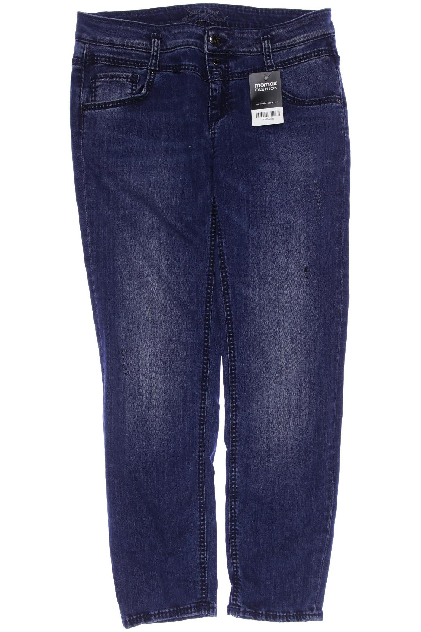 

Soccx Damen Jeans, marineblau, Gr. 34