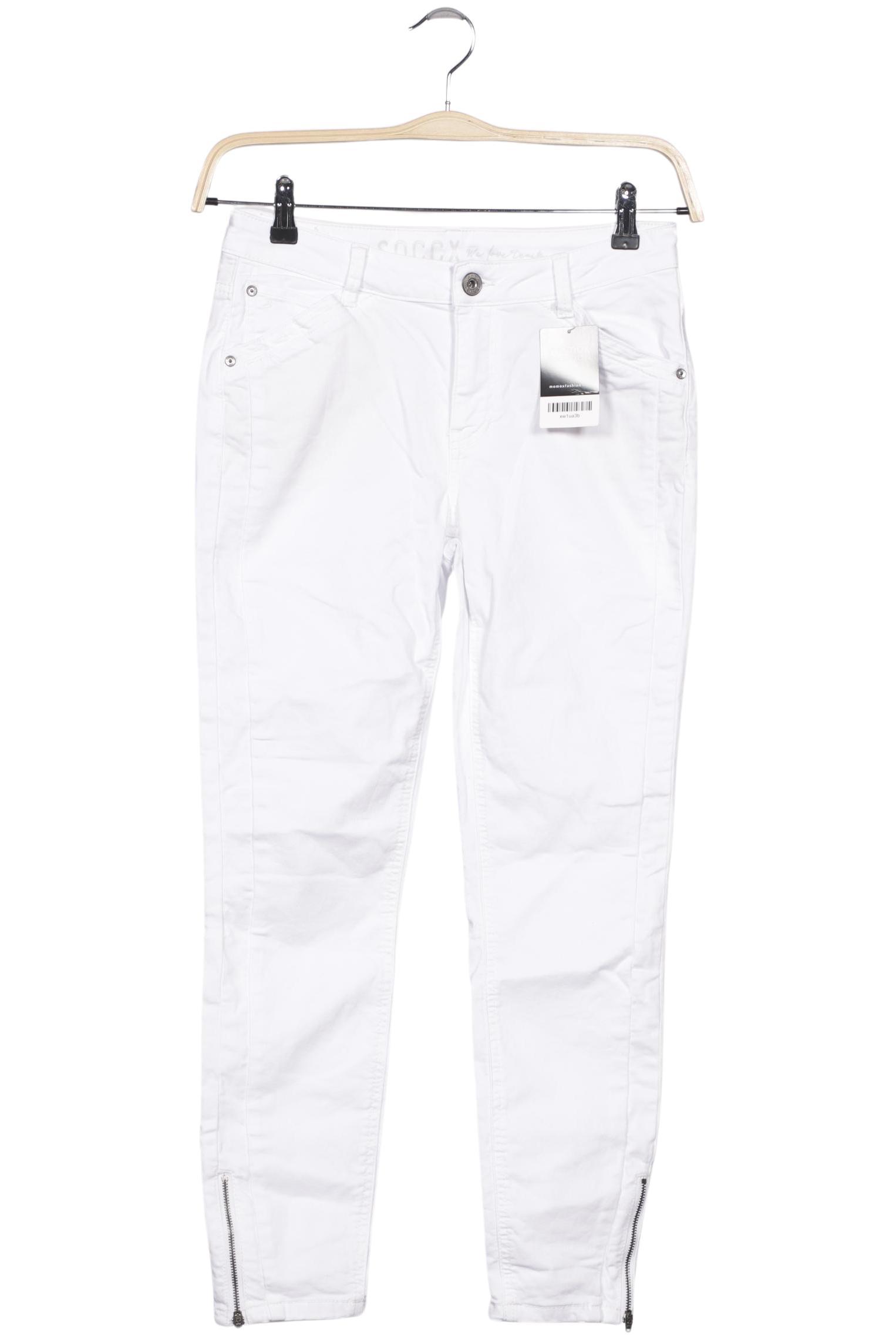 

Soccx Damen Jeans, weiß, Gr. 28