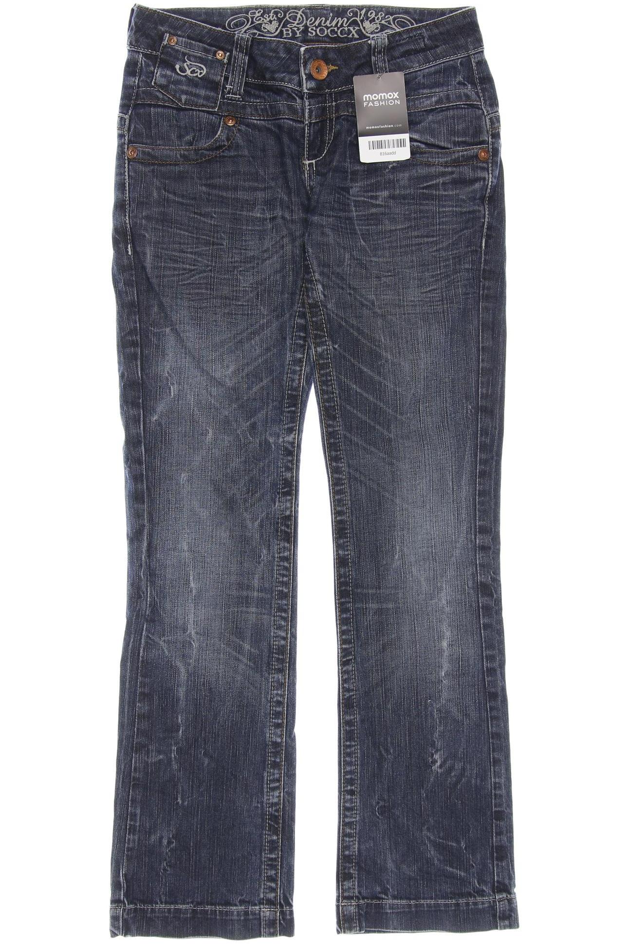 

Soccx Damen Jeans, marineblau, Gr. 26