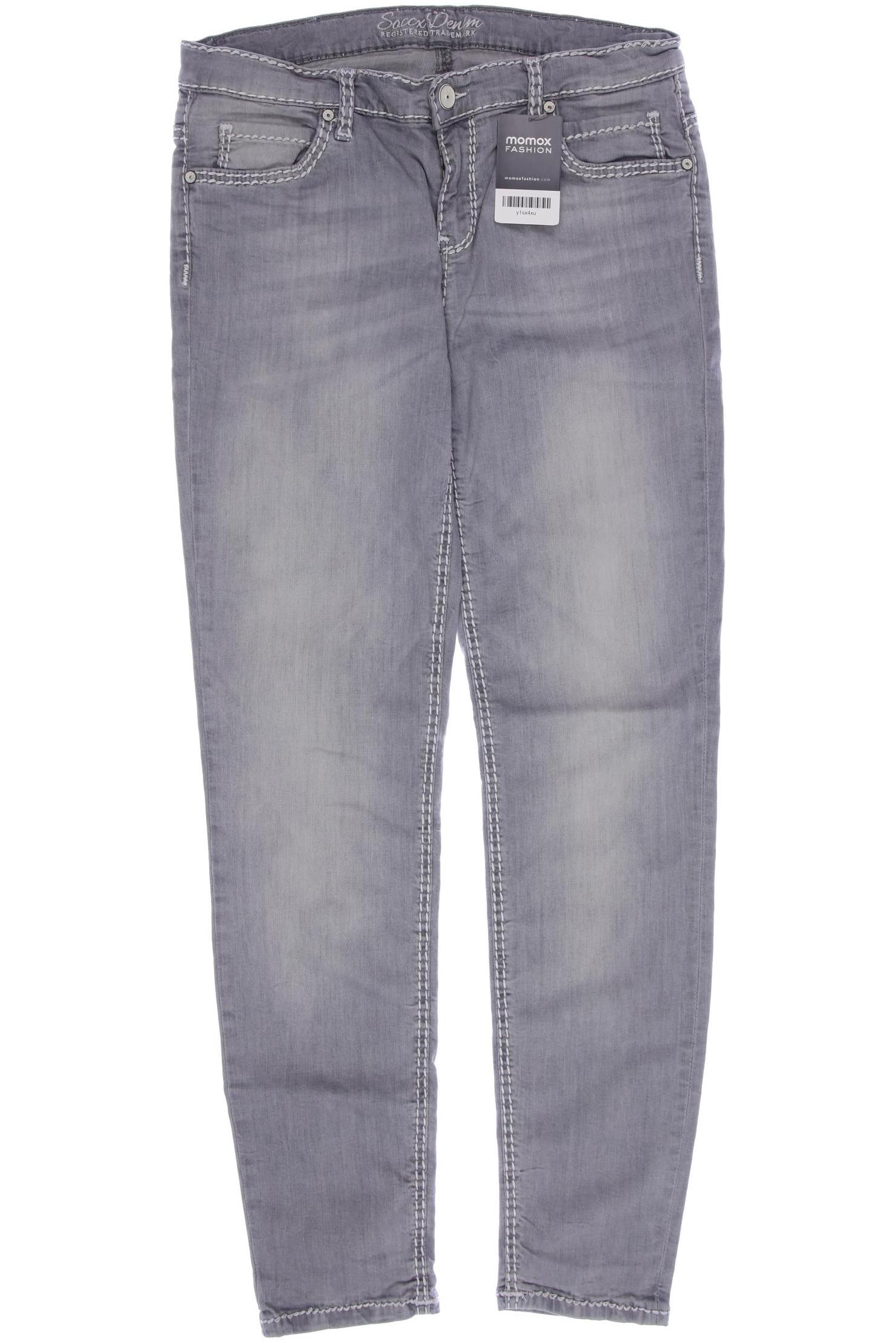 

Soccx Damen Jeans, grau, Gr. 31