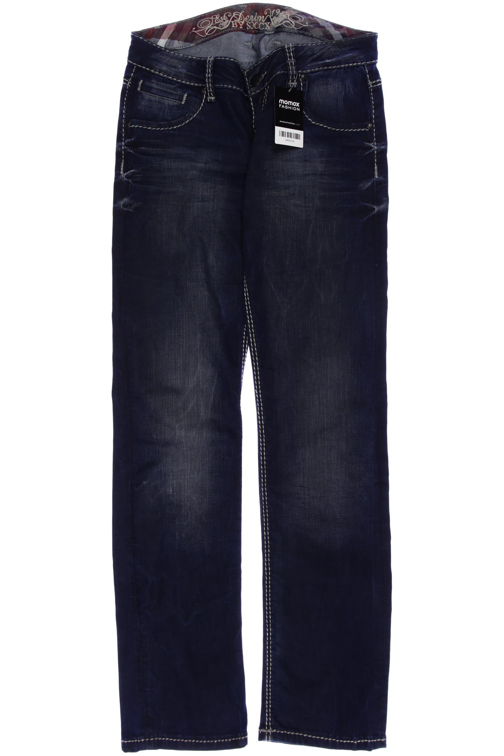 

SOCCX Damen Jeans, marineblau