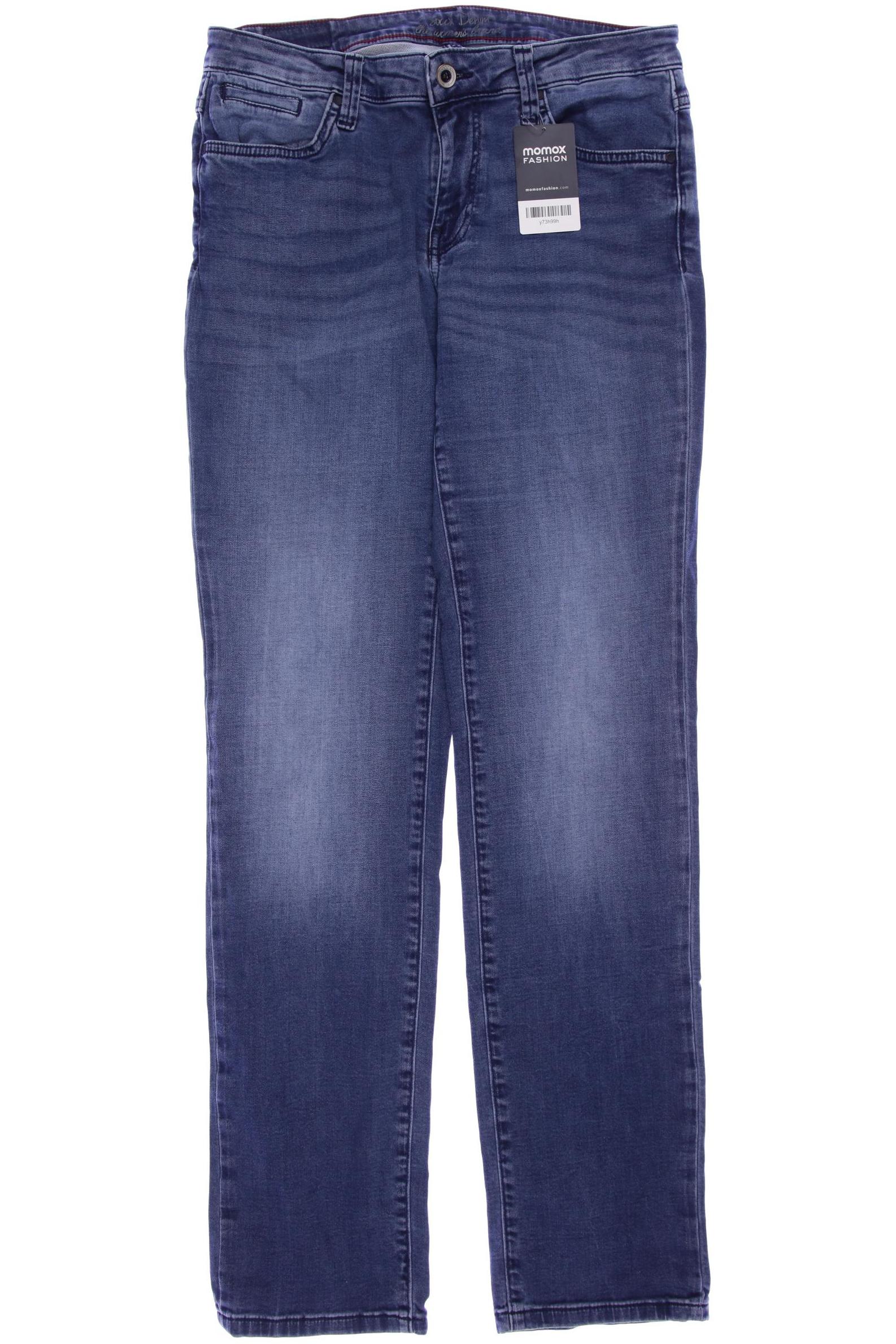 

SOCCX Damen Jeans, blau