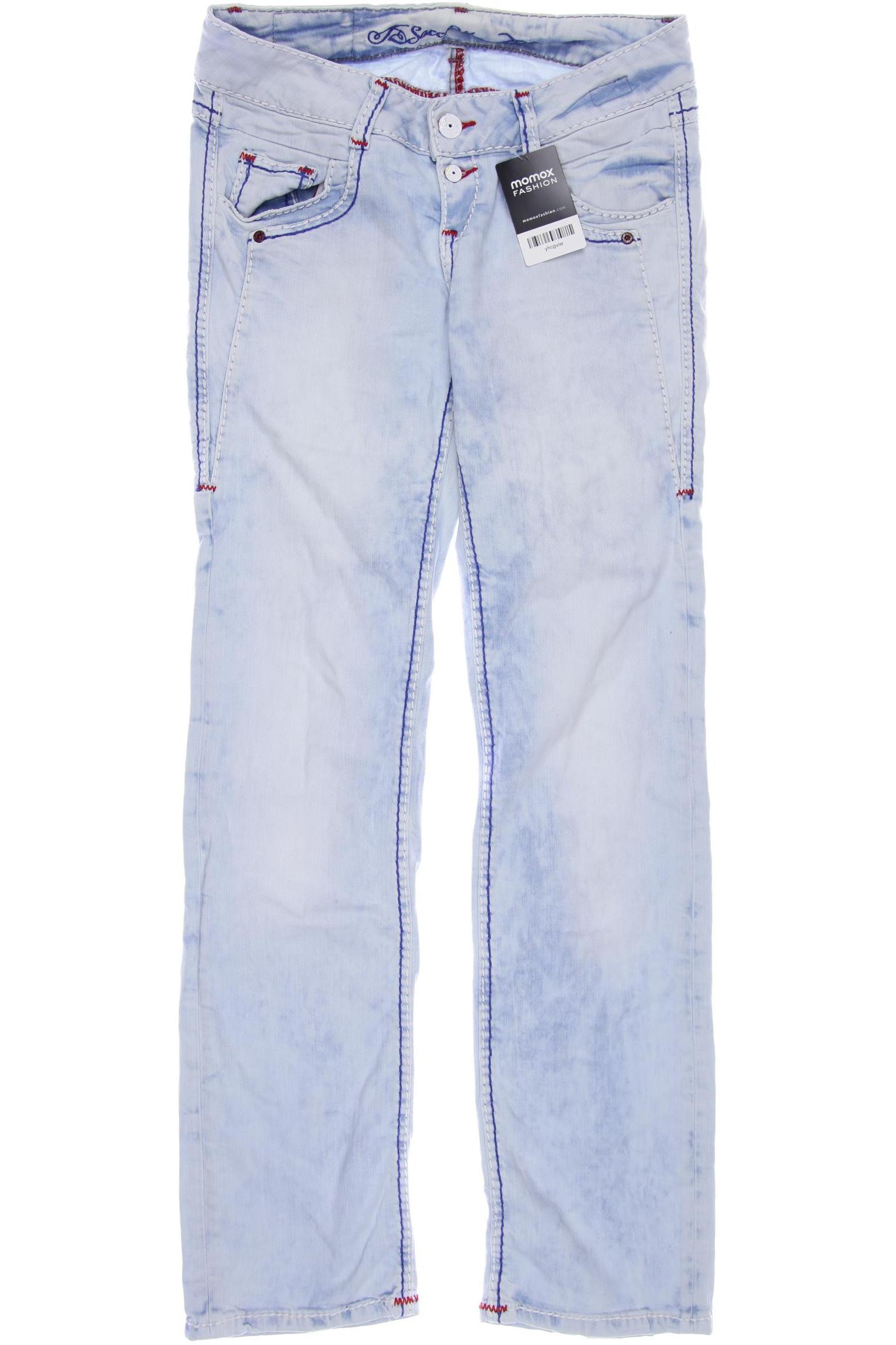 

SOCCX Damen Jeans, hellblau