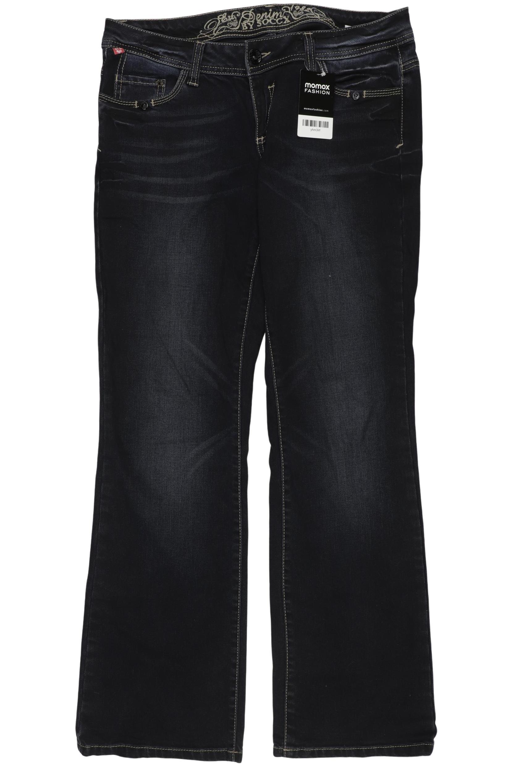 

Soccx Damen Jeans, marineblau, Gr. 30