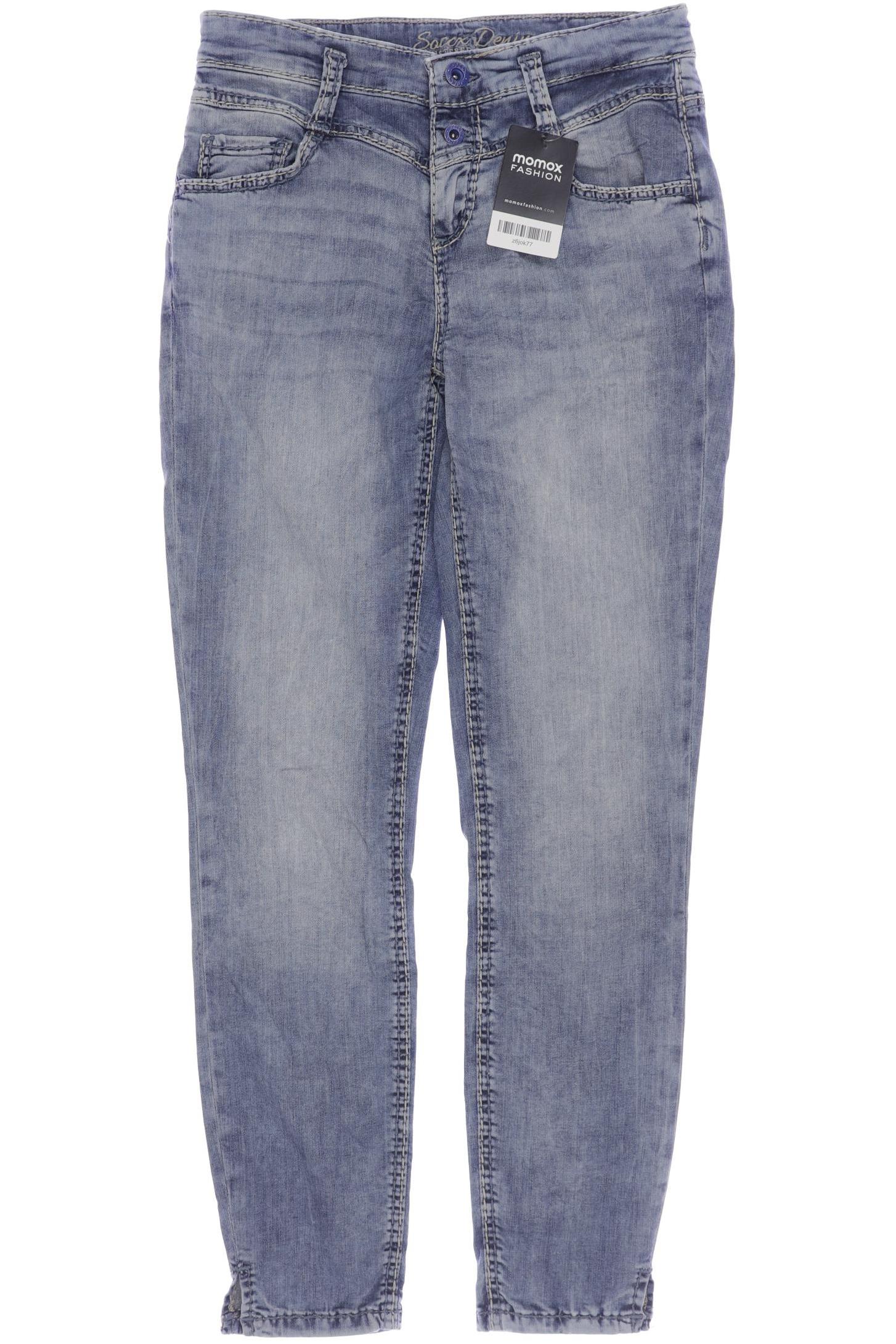 

Soccx Damen Jeans, blau, Gr. 28
