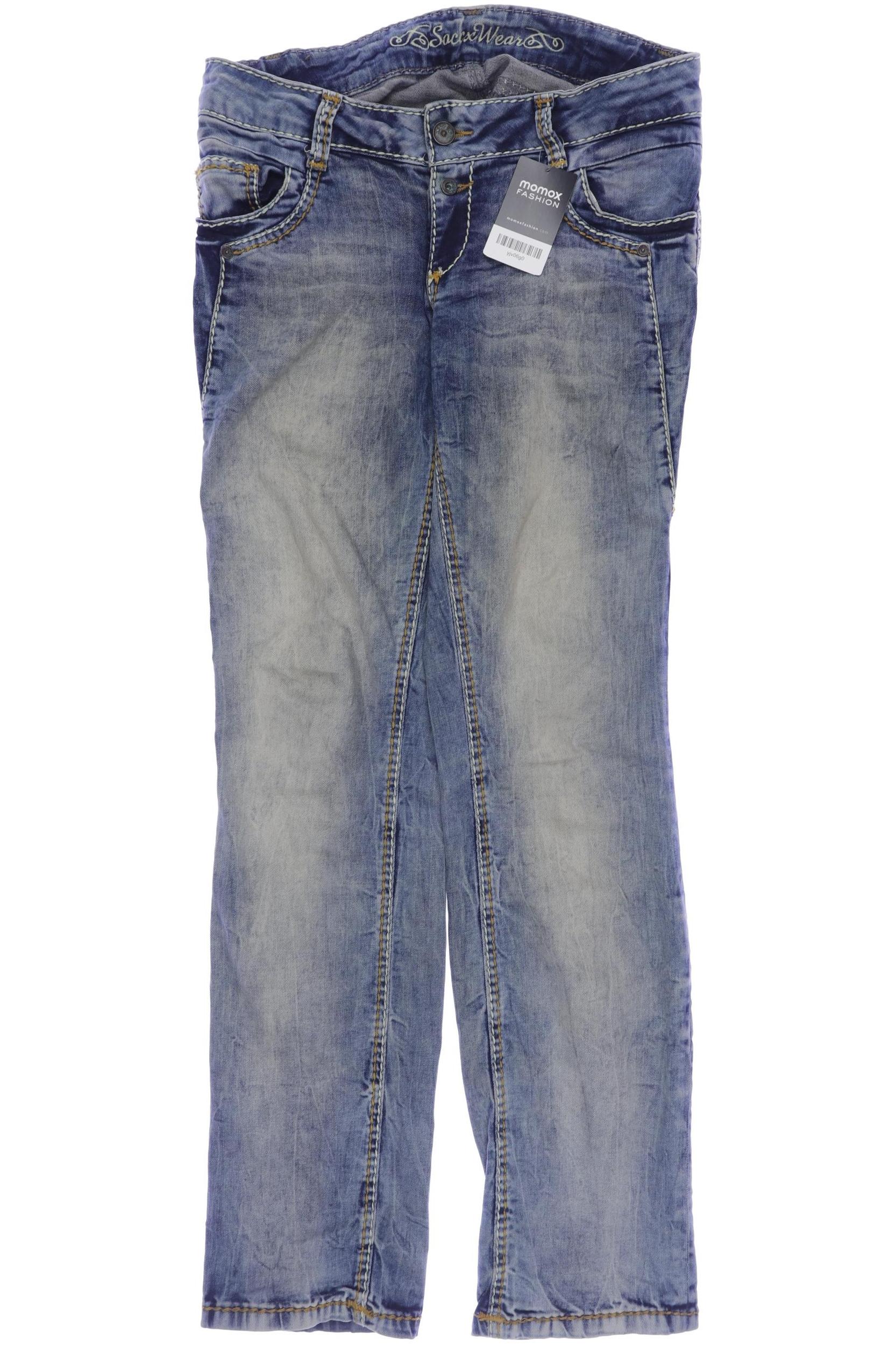 

Soccx Damen Jeans, blau, Gr. 29