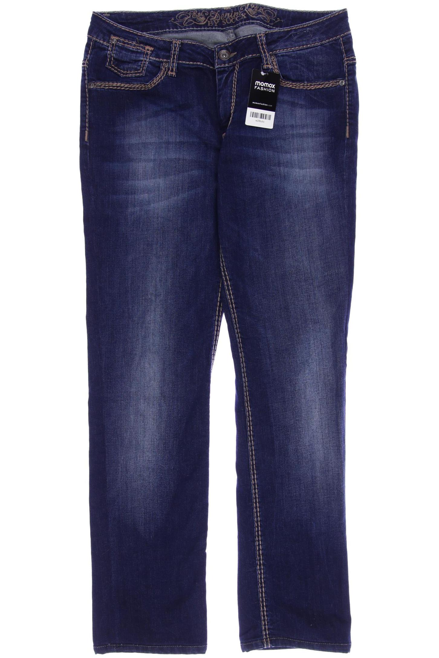 

Soccx Damen Jeans, blau, Gr. 32