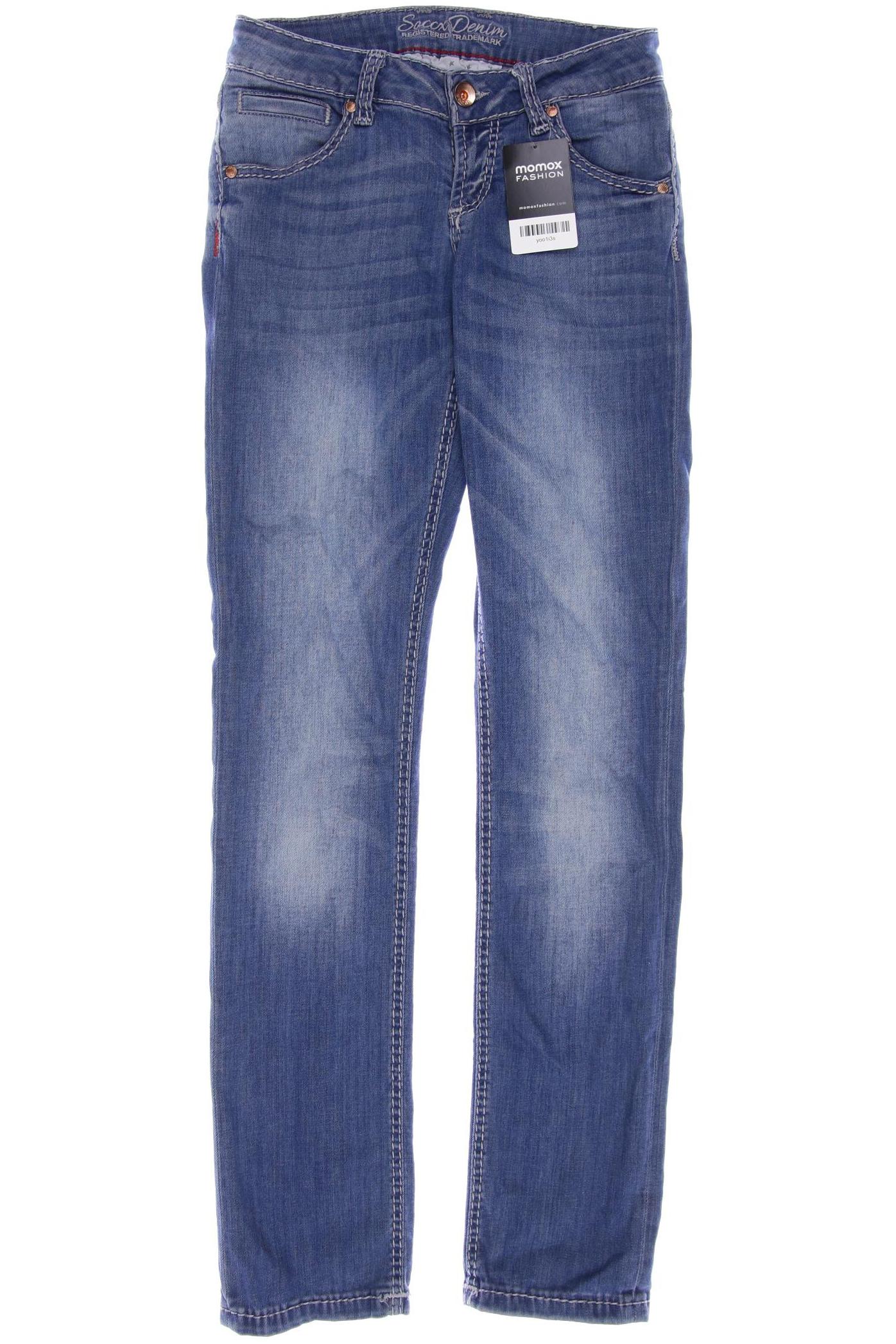 

SOCCX Damen Jeans, marineblau