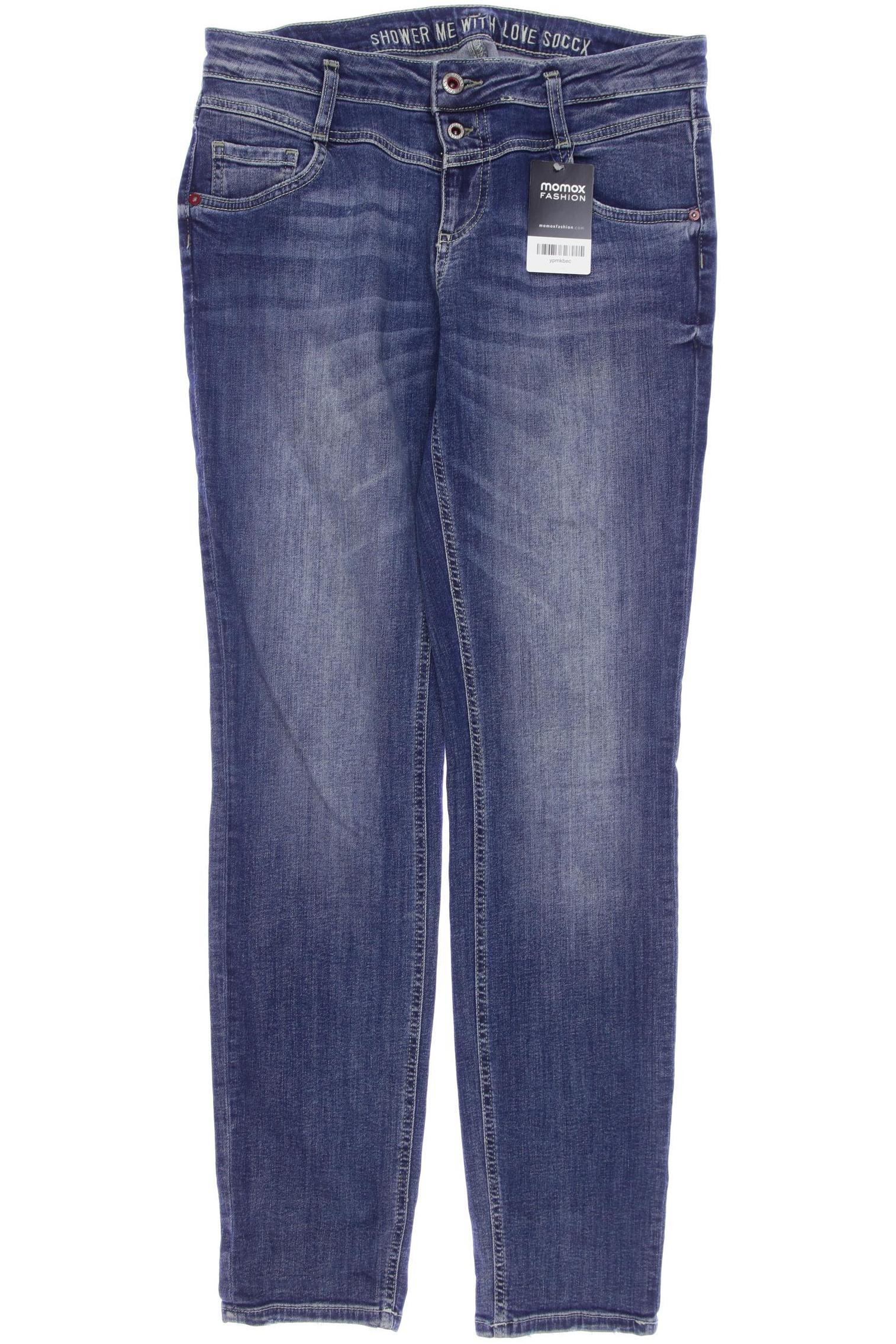 

Soccx Damen Jeans, blau, Gr. 31