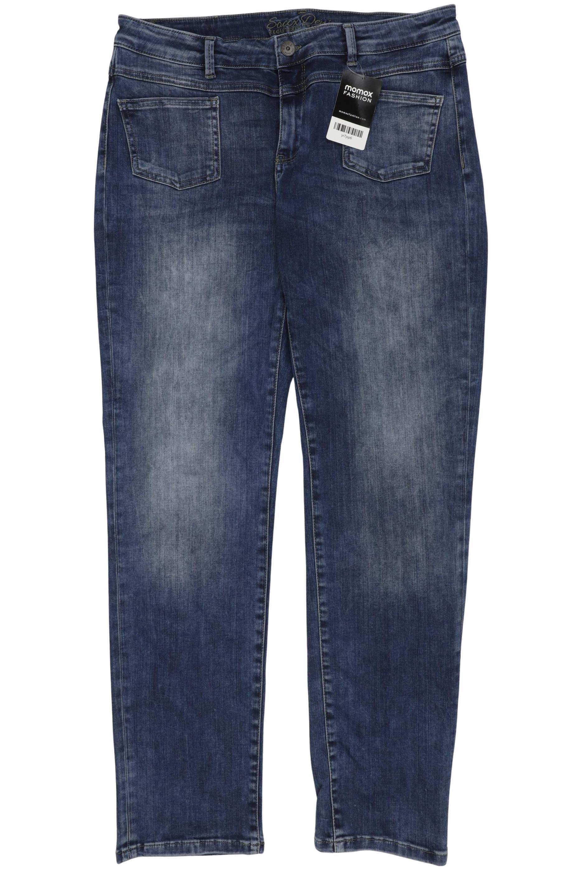 

Soccx Damen Jeans, blau, Gr. 33