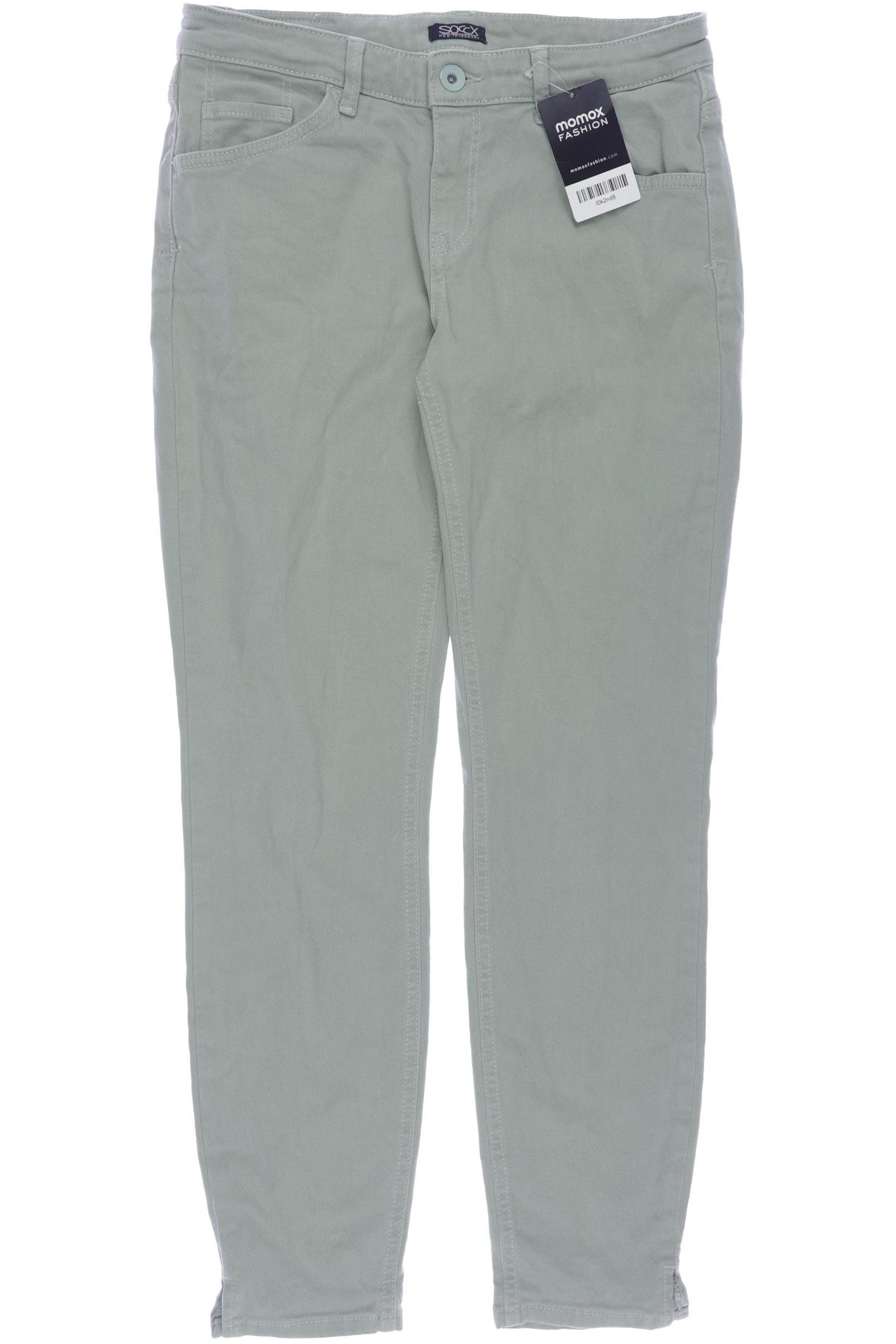 

Soccx Damen Jeans, hellgrün, Gr. 29