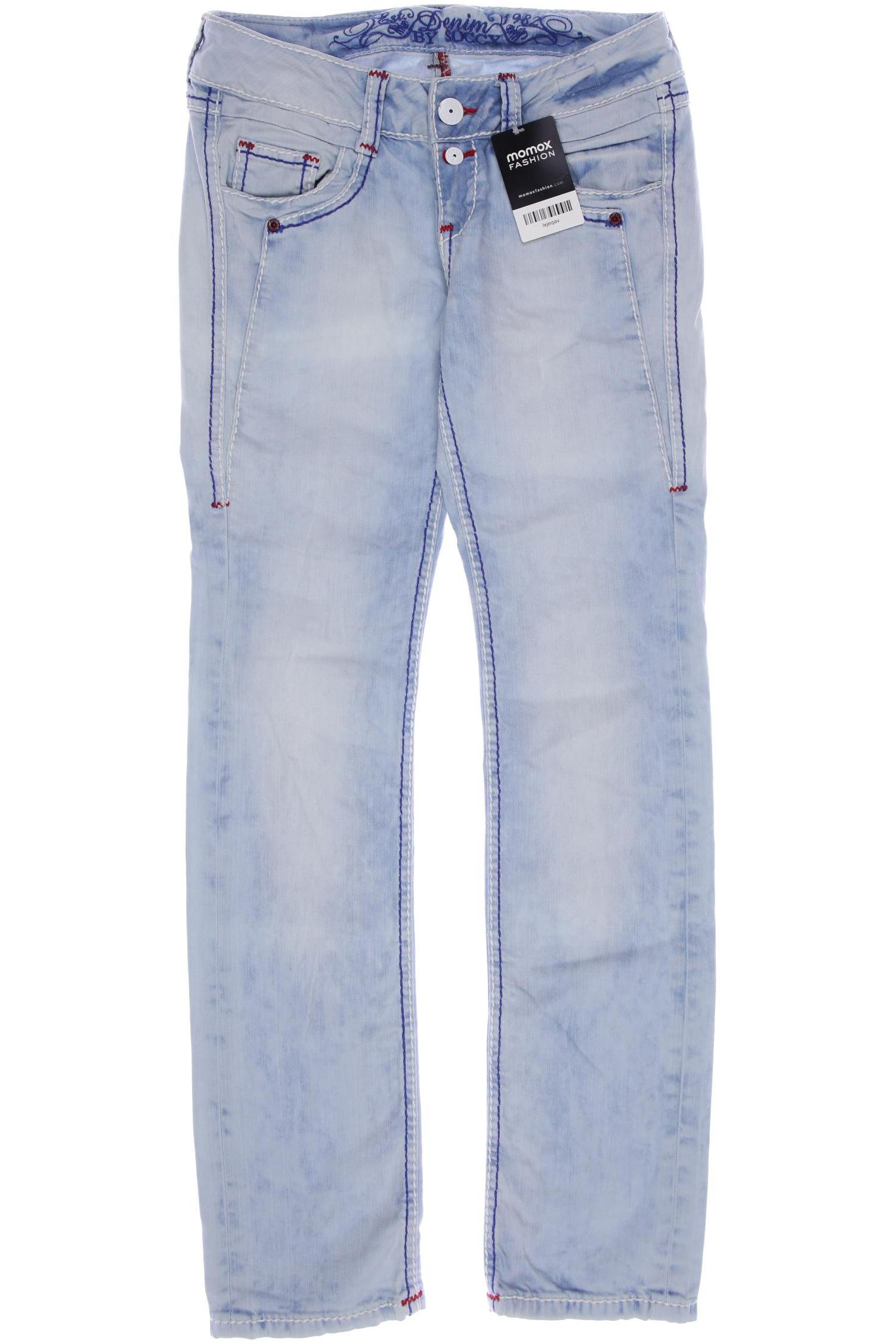 

Soccx Damen Jeans, hellblau, Gr. 28