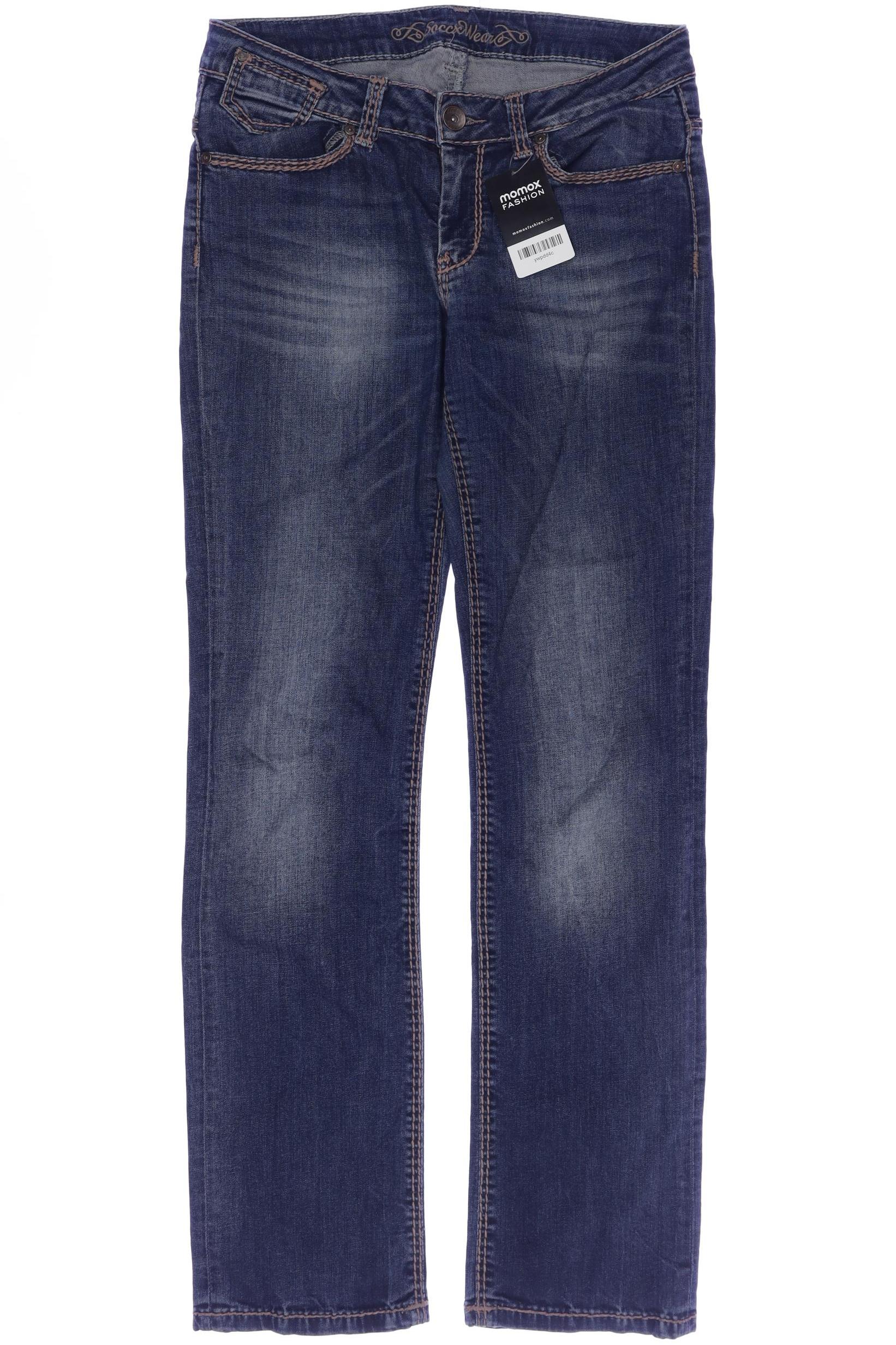 

Soccx Damen Jeans, marineblau, Gr. 30
