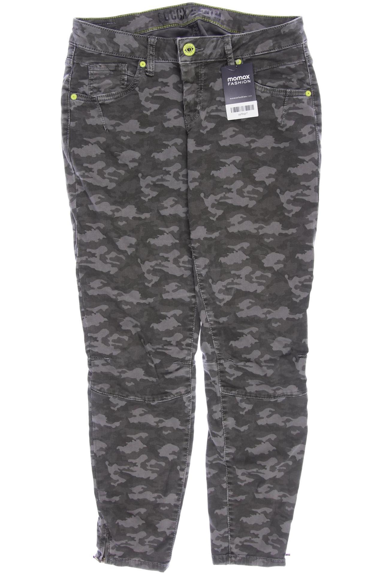 

SOCCX Damen Jeans, grün