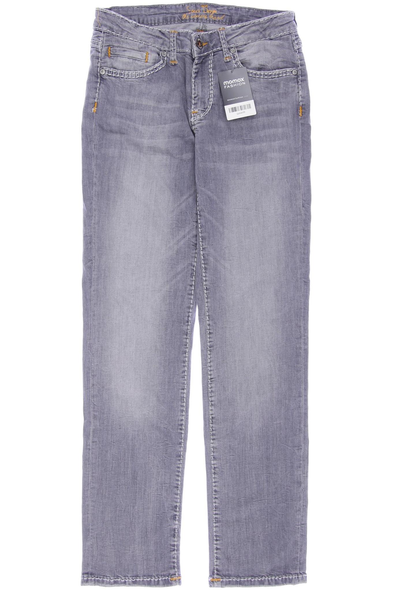 

Soccx Damen Jeans, grau, Gr. 28