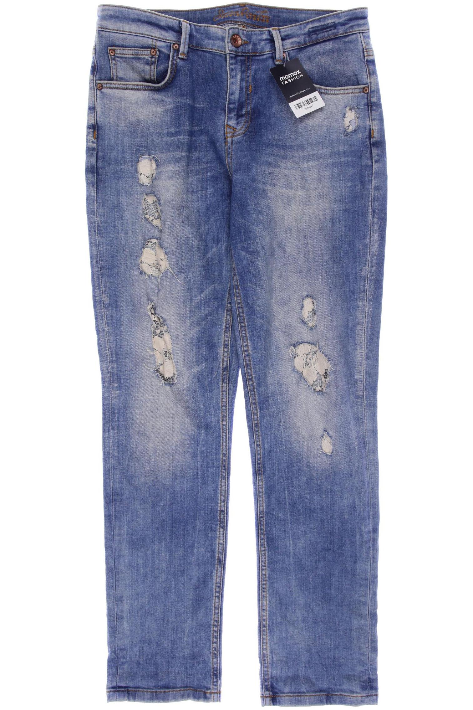 

SOCCX Damen Jeans, blau