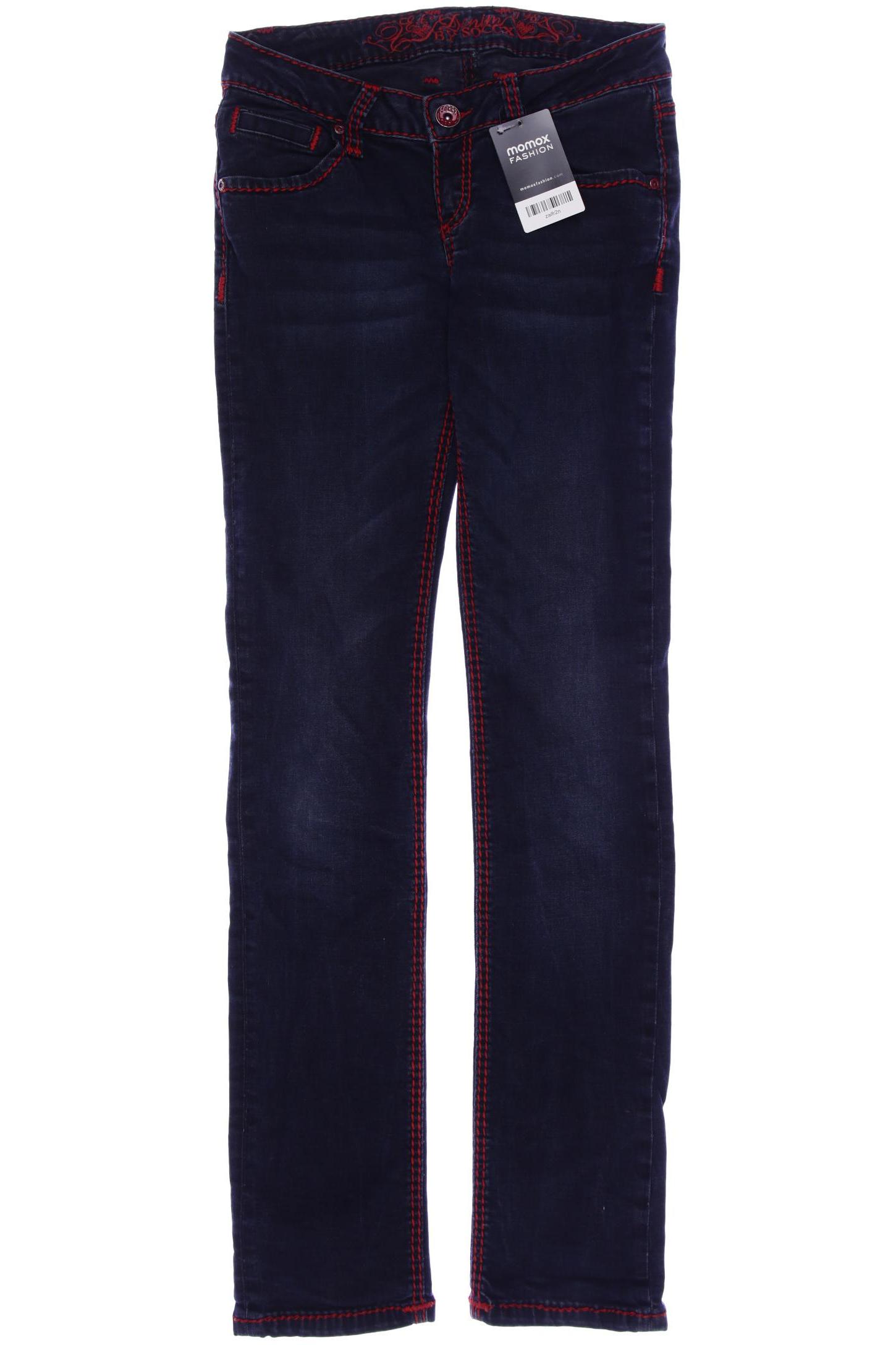 

SOCCX Damen Jeans, marineblau