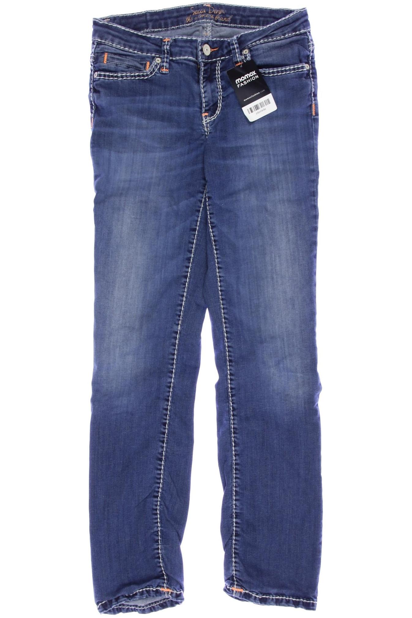 

Soccx Damen Jeans, marineblau, Gr. 27