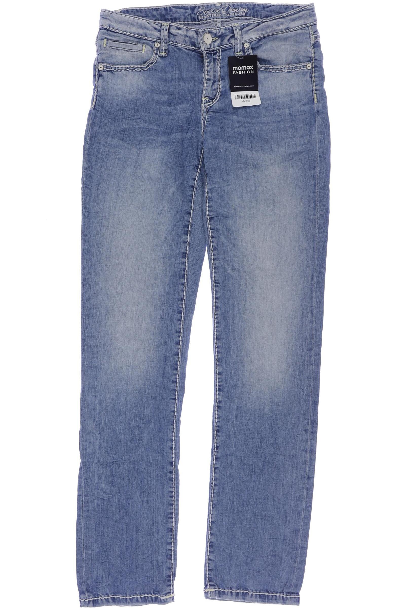 

Soccx Damen Jeans, blau, Gr. 28