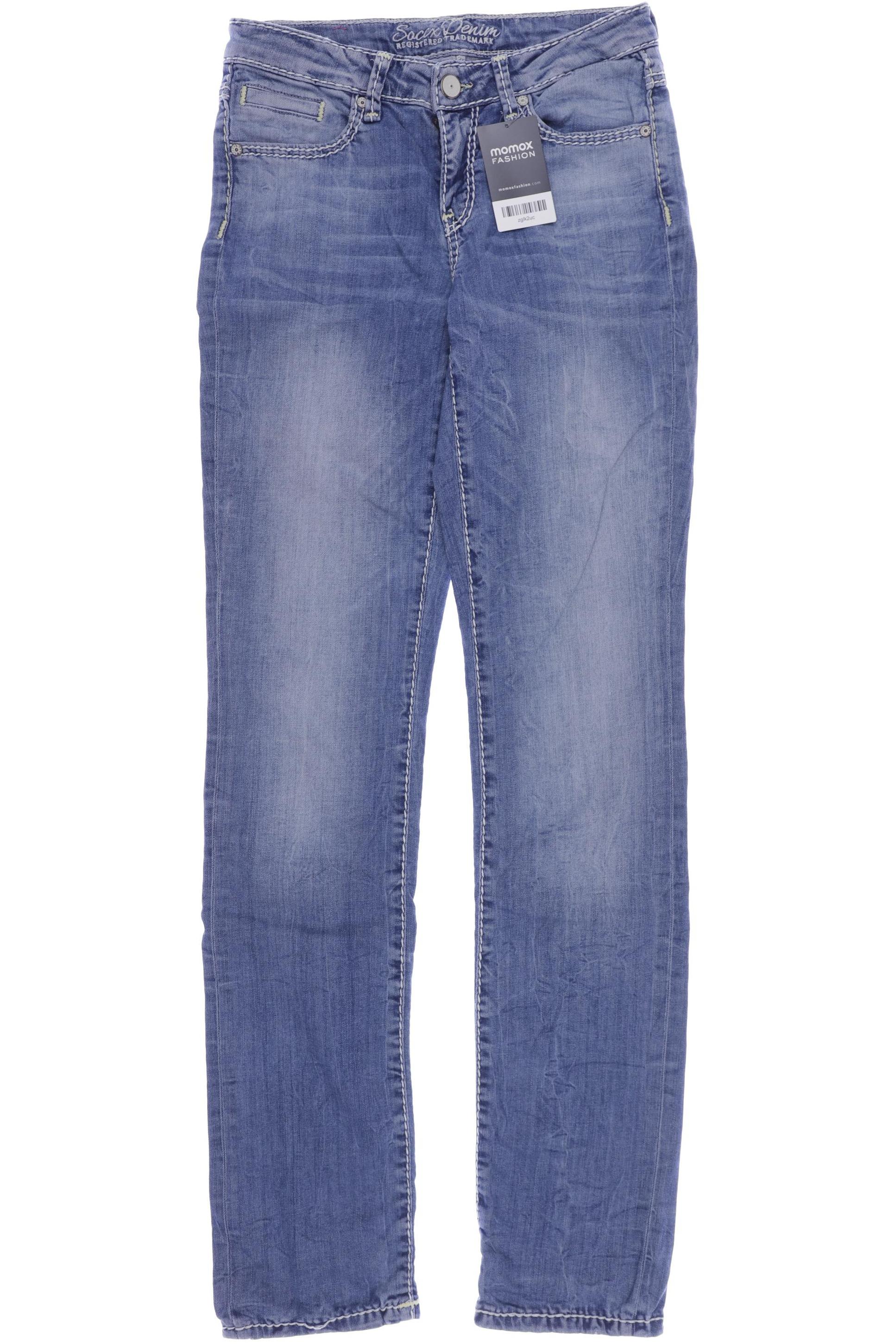 

SOCCX Damen Jeans, blau