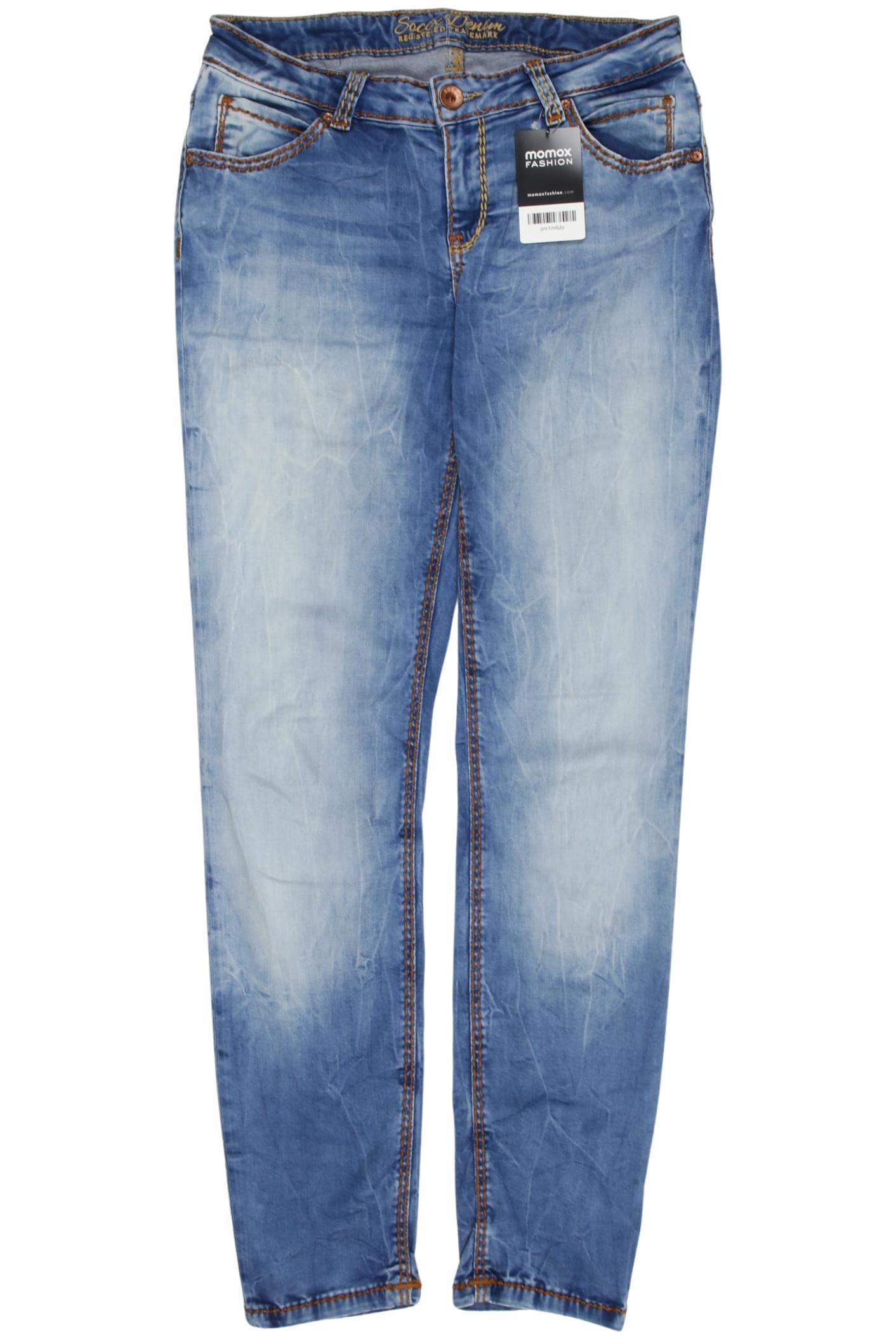 

Soccx Damen Jeans, blau, Gr. 29