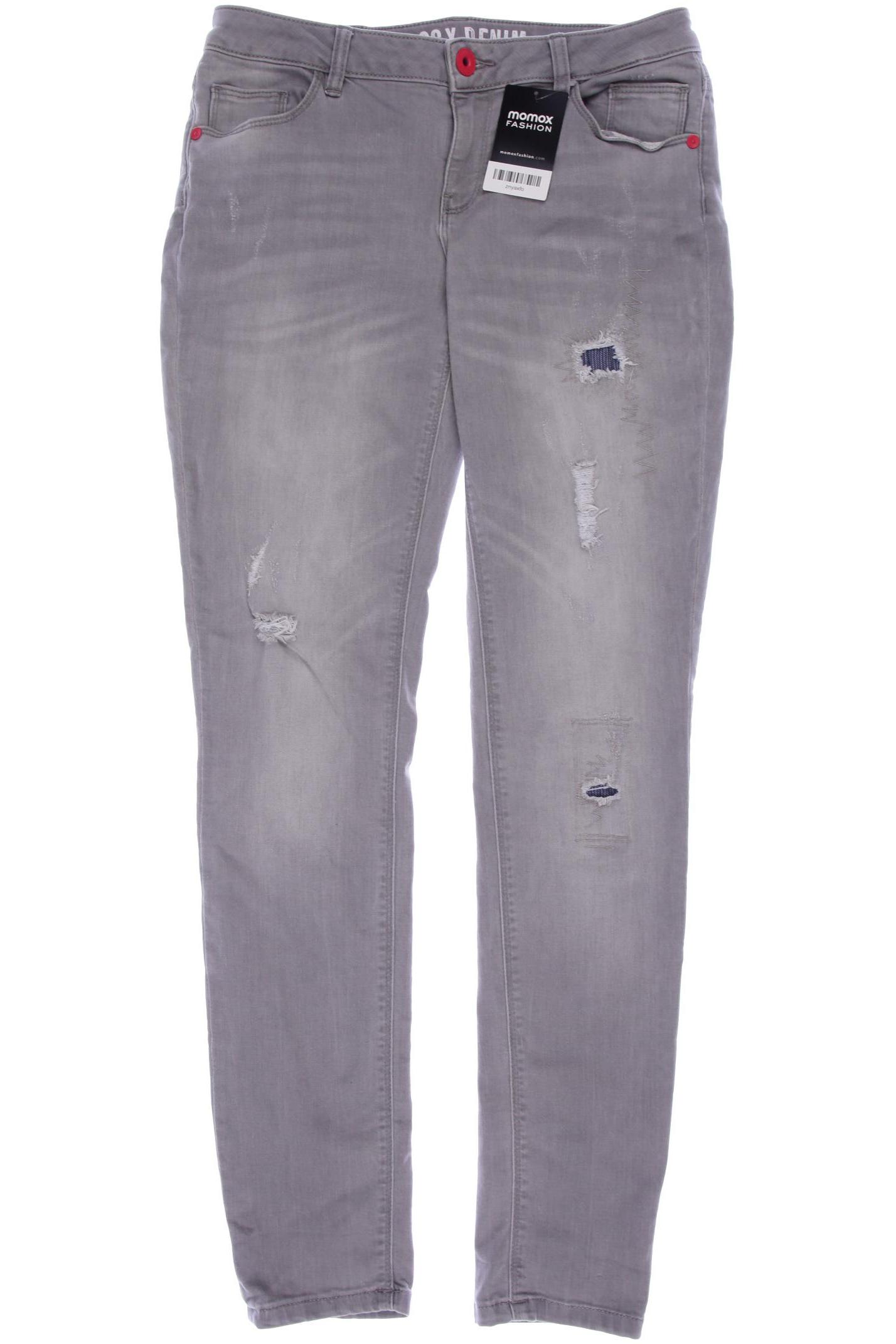 

SOCCX Damen Jeans, grau